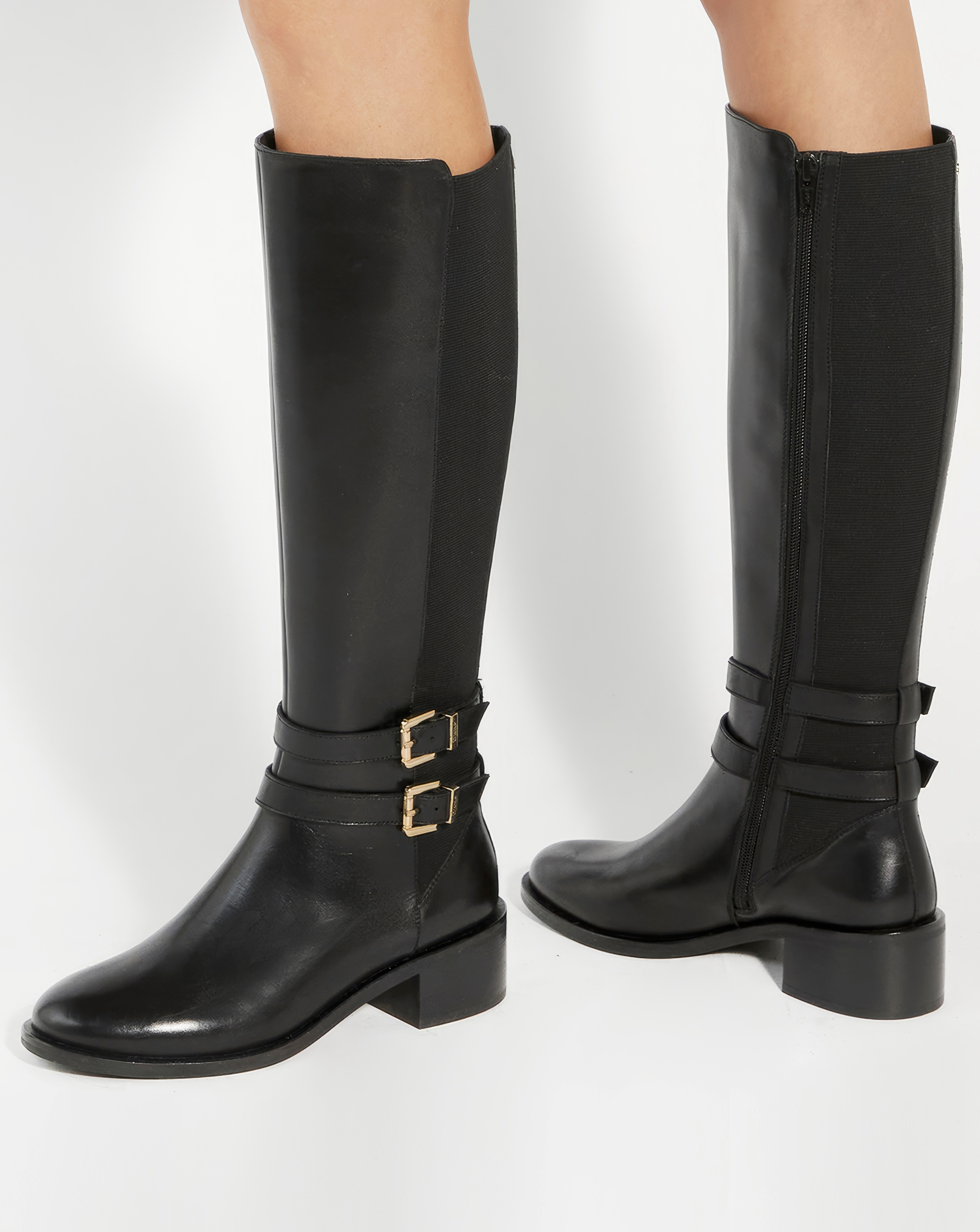 New In - Black Knee-High Boots Standard Fit