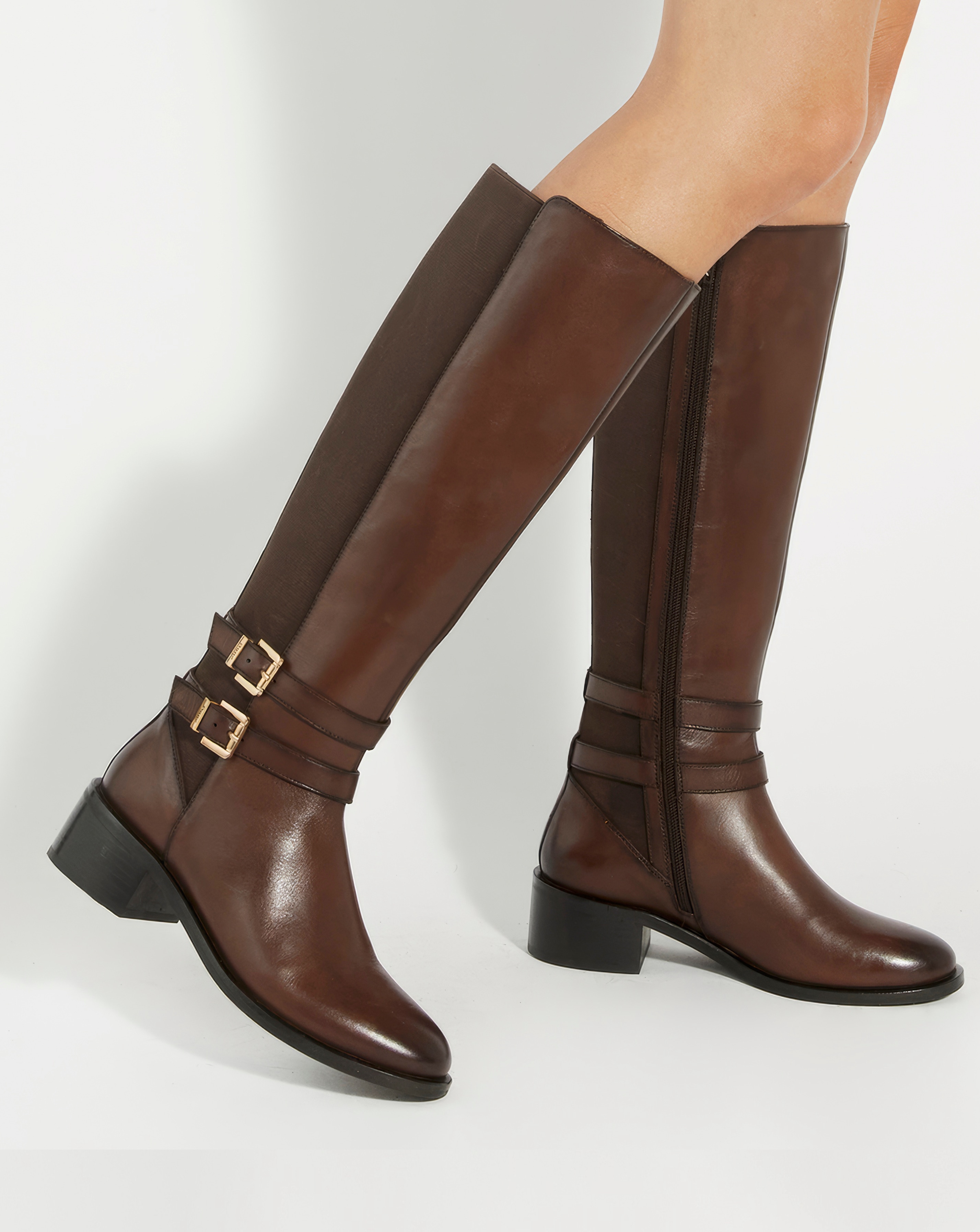 New In - Brown Knee-High Boots Standard Fit