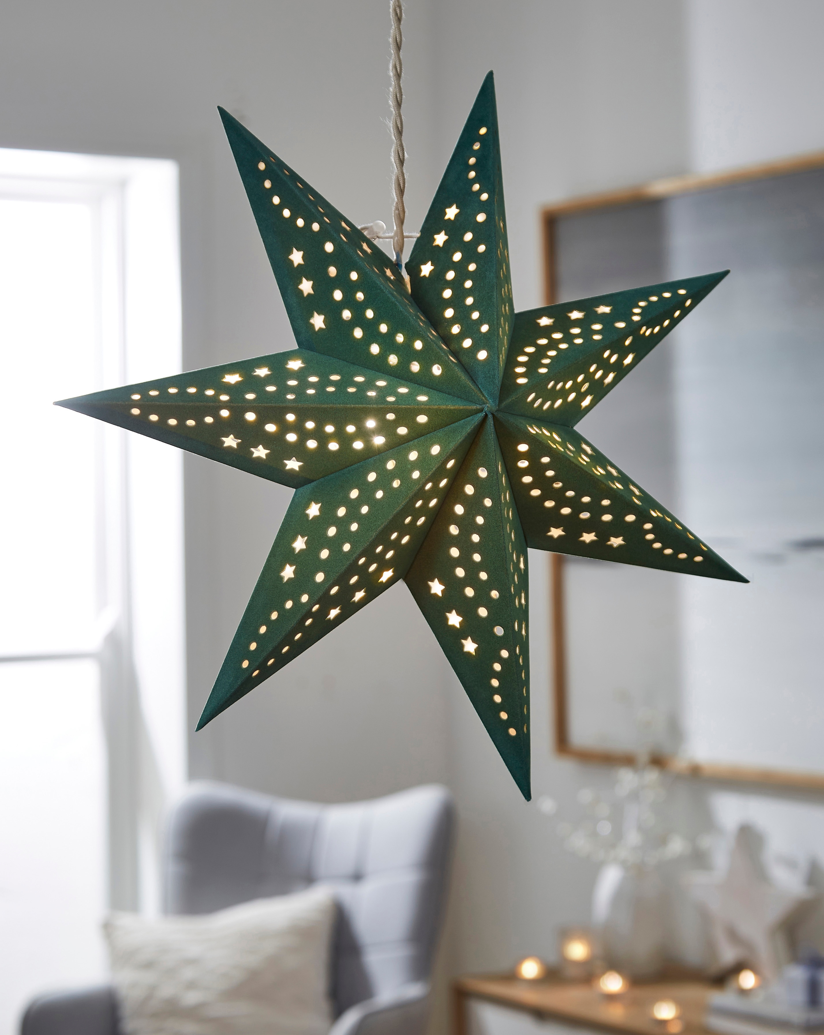 Christmas Paper Light Shade