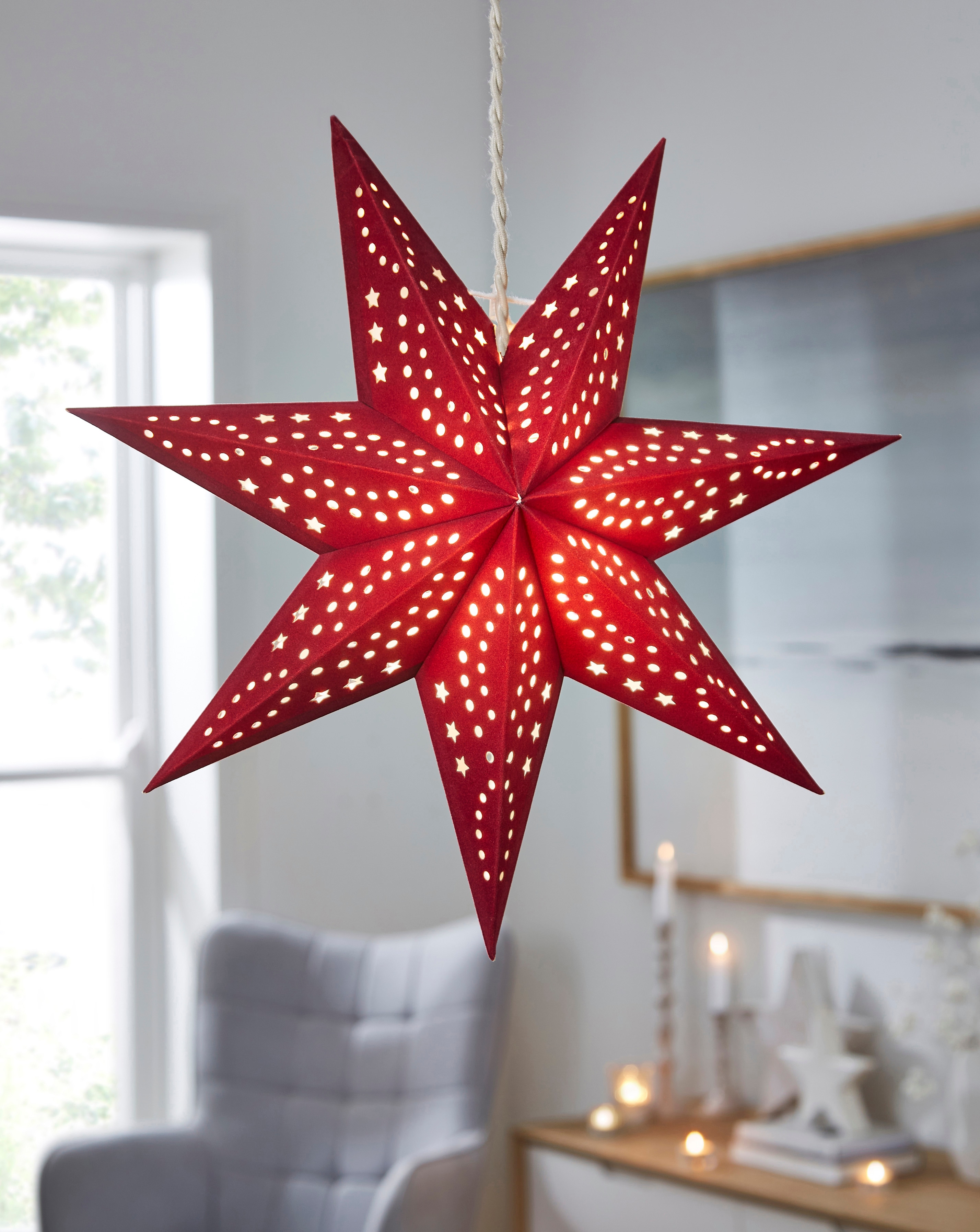 Christmas Paper Light Shade