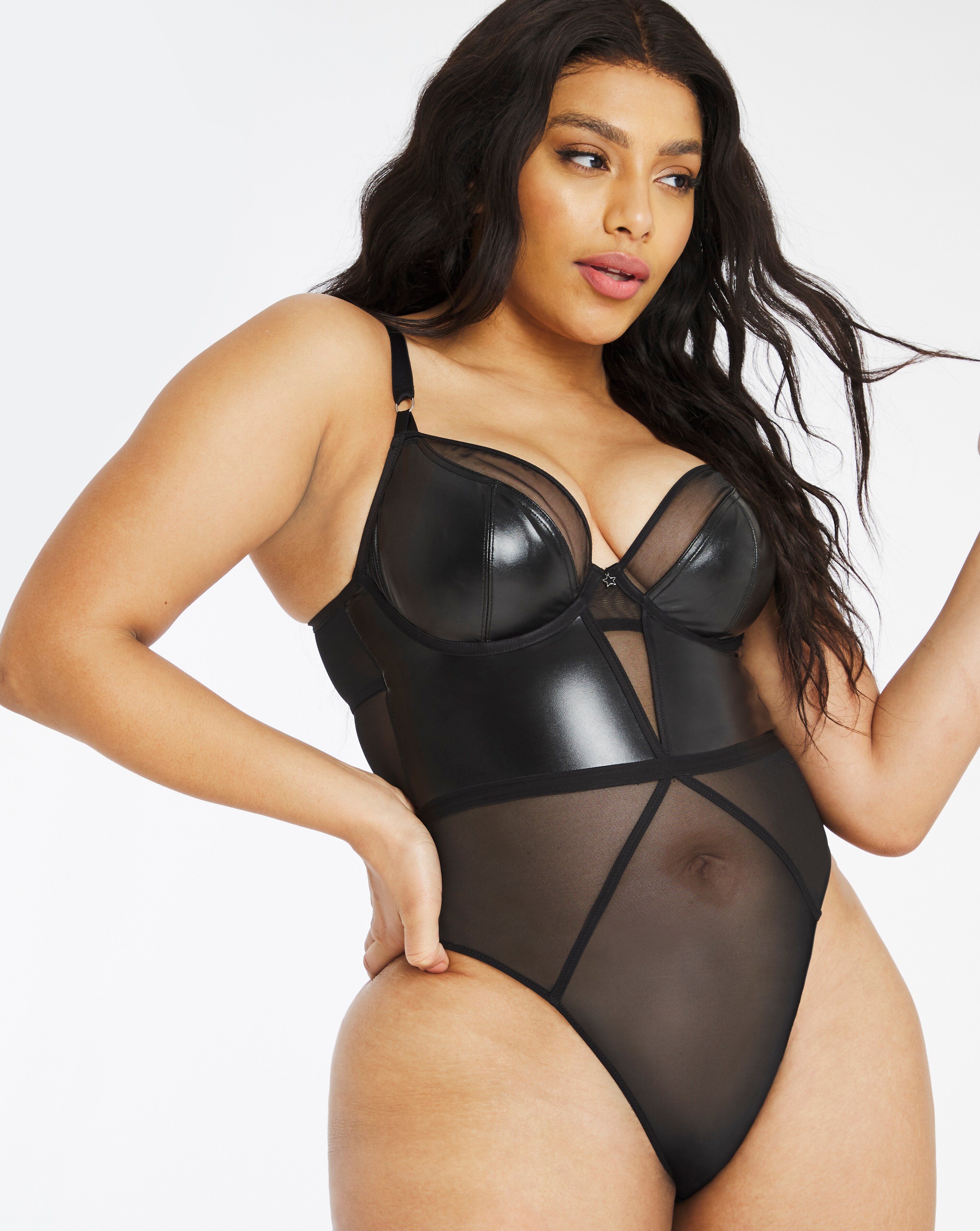 Curvy Kate Lucky Star Leather Body | Simply Be