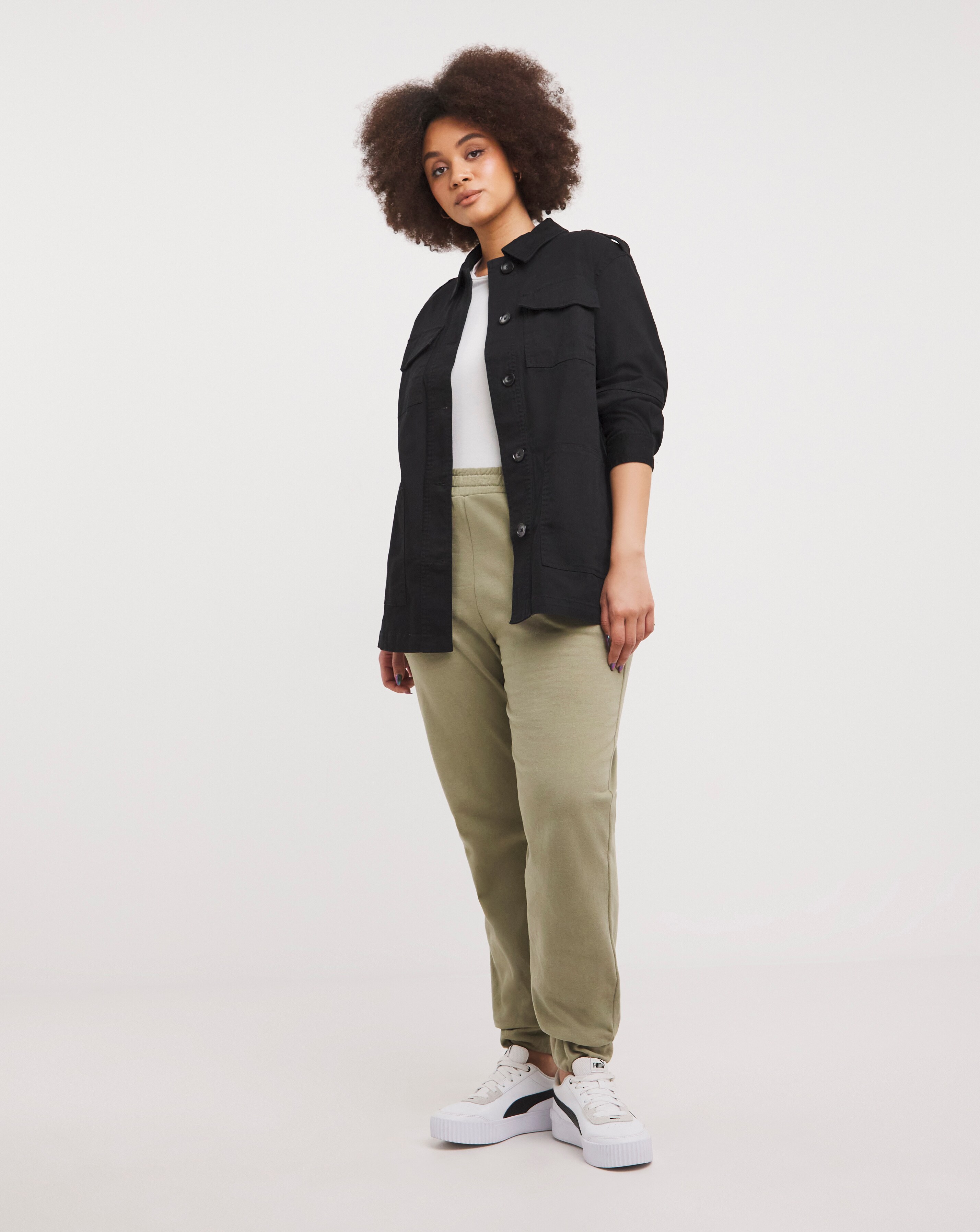 Black Utility Jacket | Simply Be