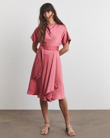 Joanna Hope Cowl Neck Dress