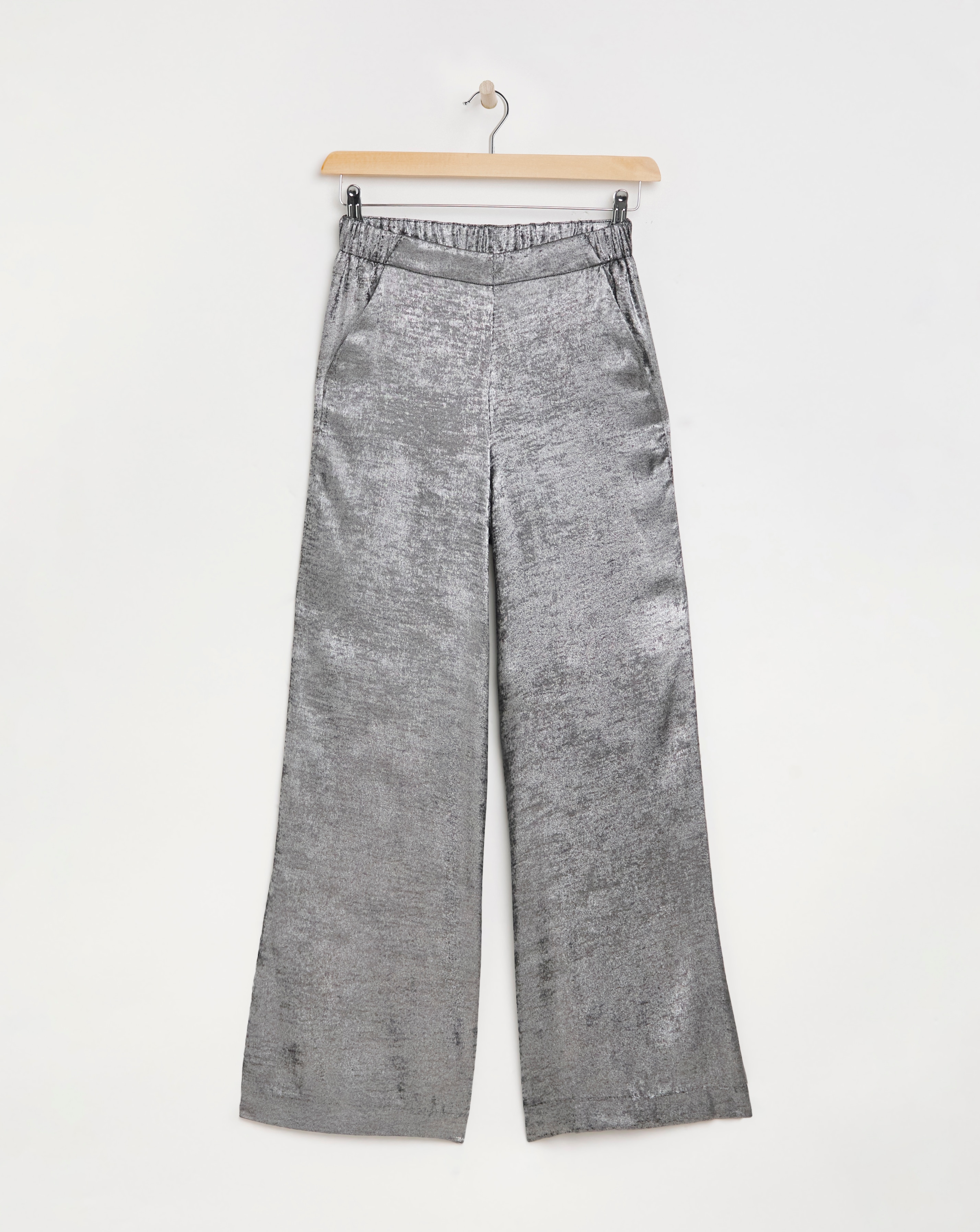 Joanna Hope Hammered Foil Wide Trouser