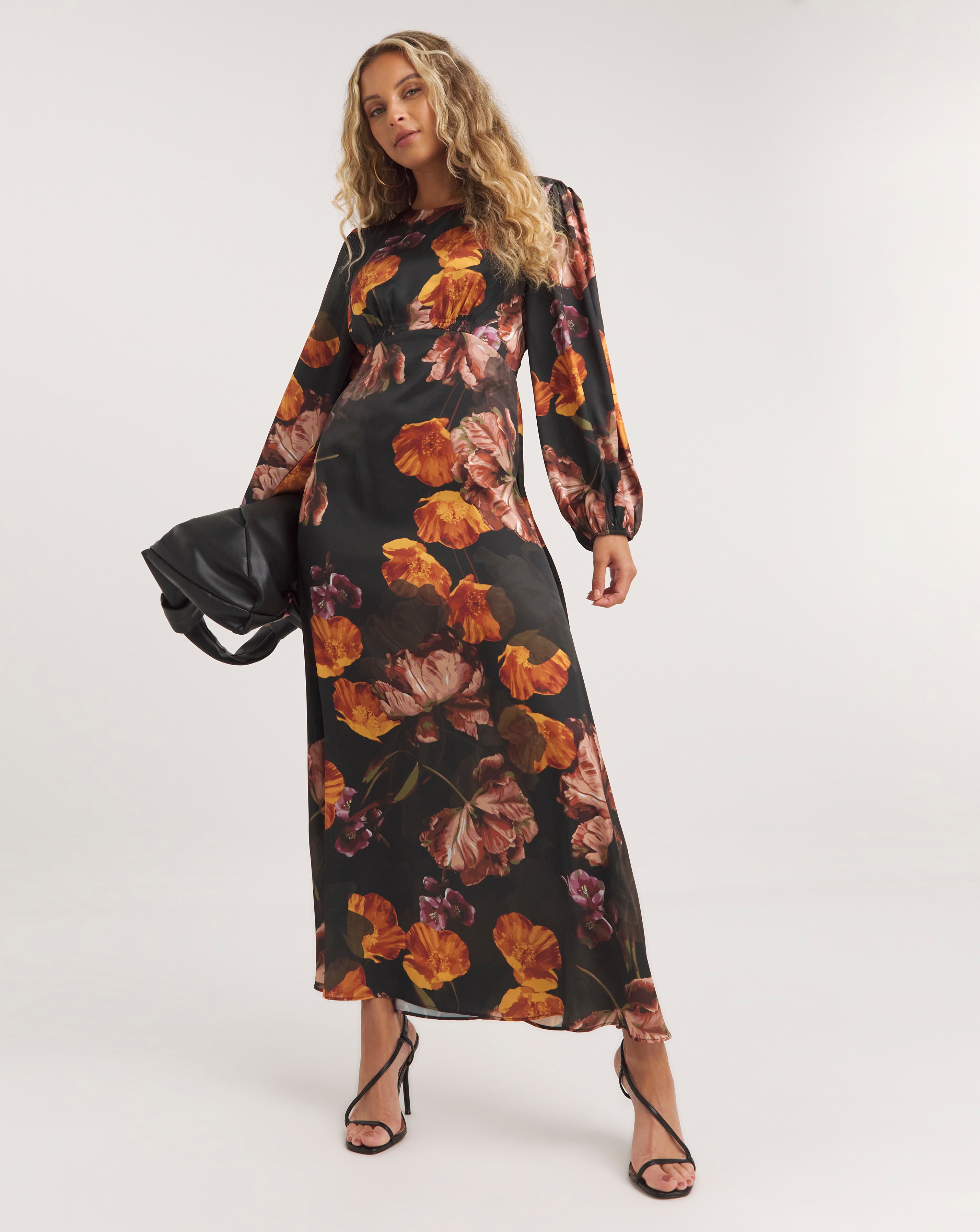 Joanna Hope Satin Maxi Dress