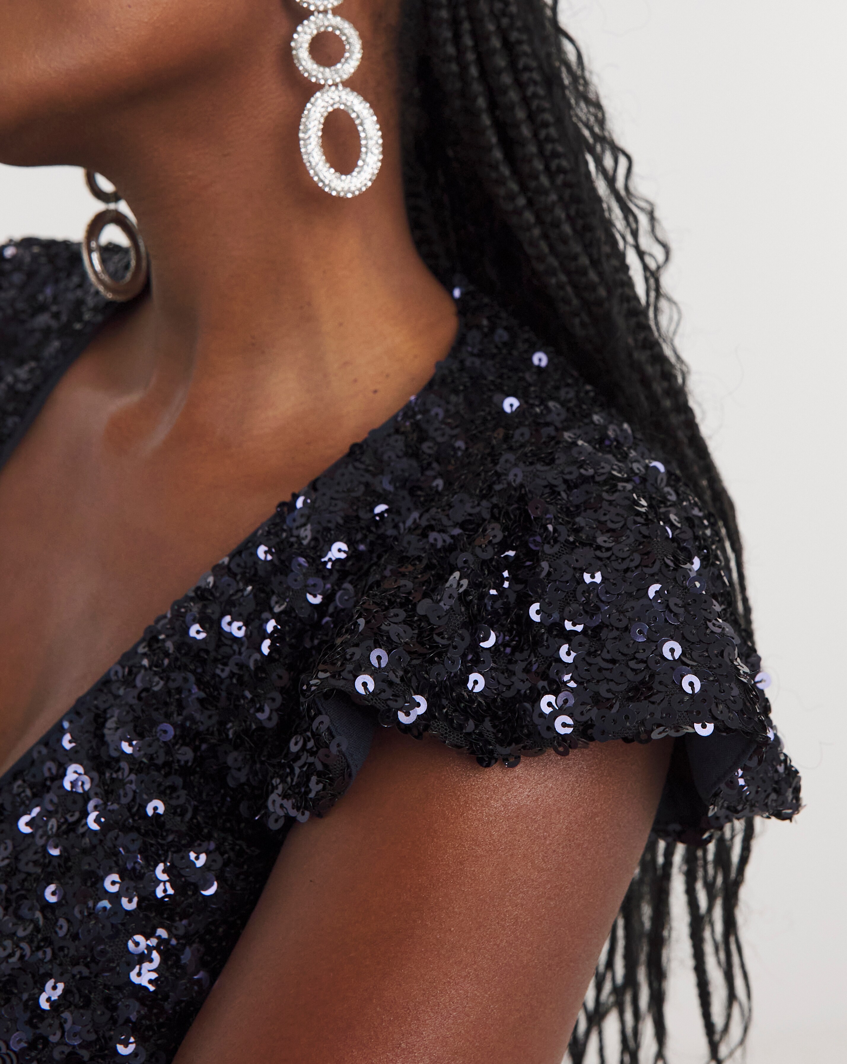 Joanna hope glitter clearance lace dress
