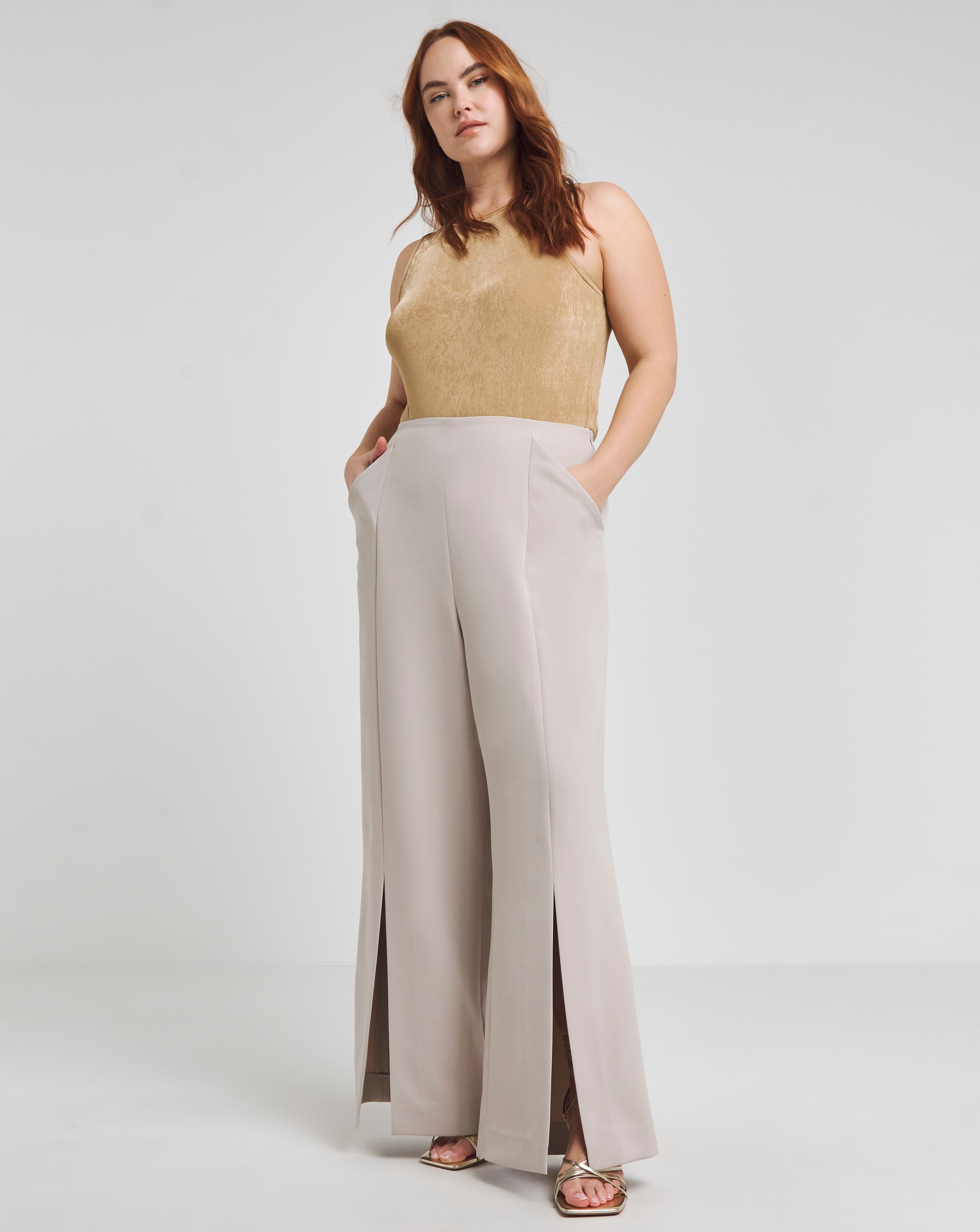 Joanna Hope Tailored Wide Leg Trousers