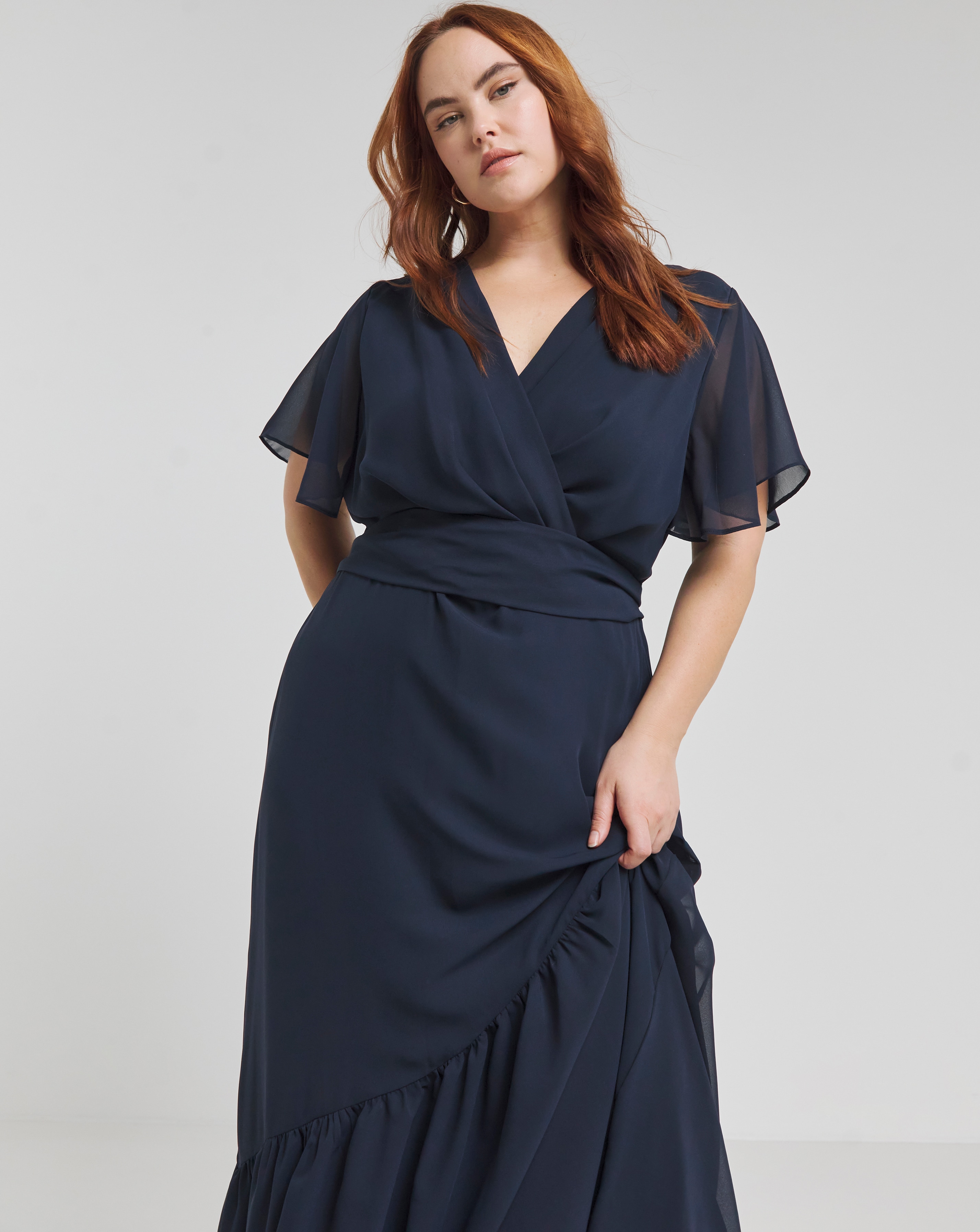 Joanna Hope Maxi Tie Waist Dress
