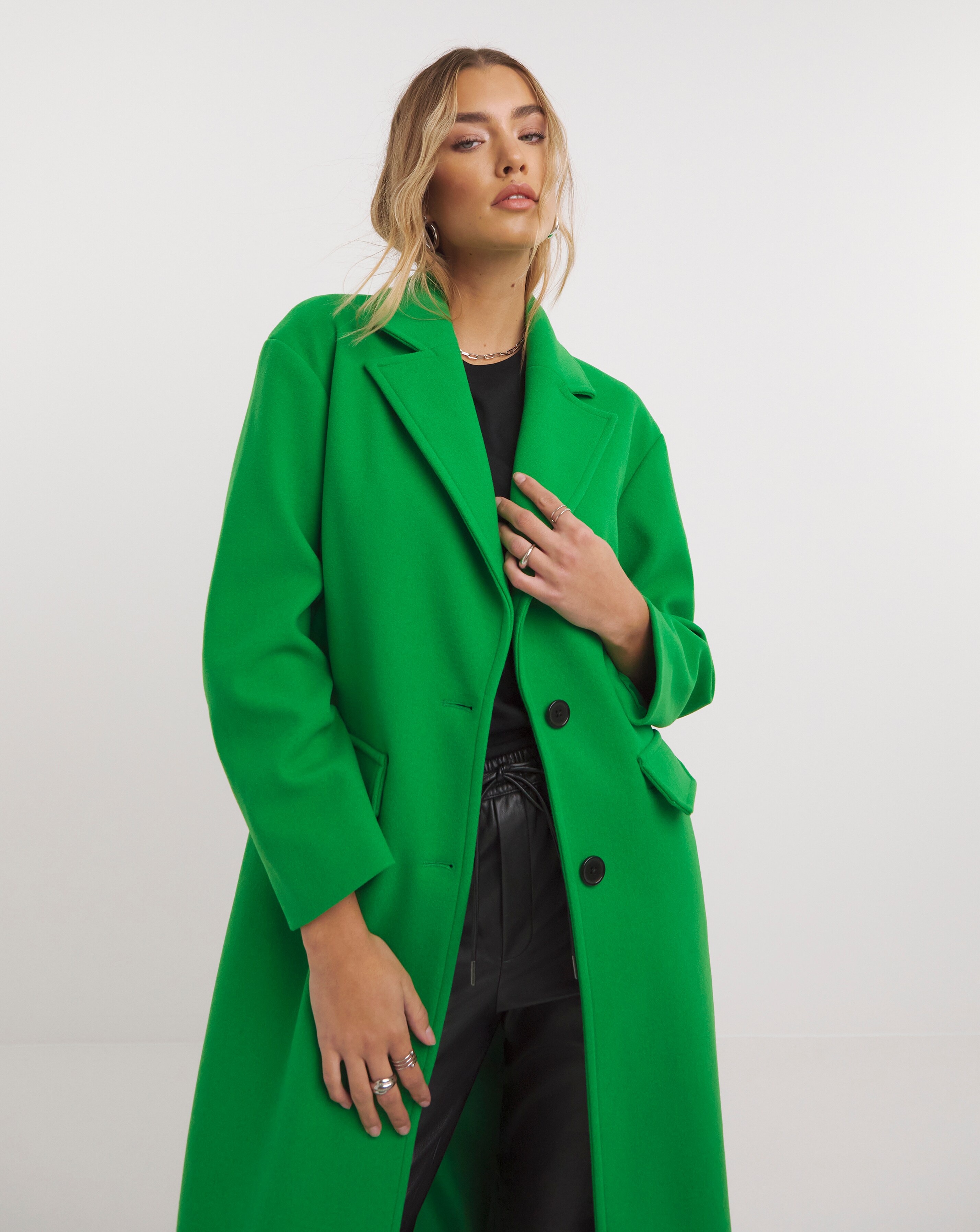 Green wool hotsell coat uk