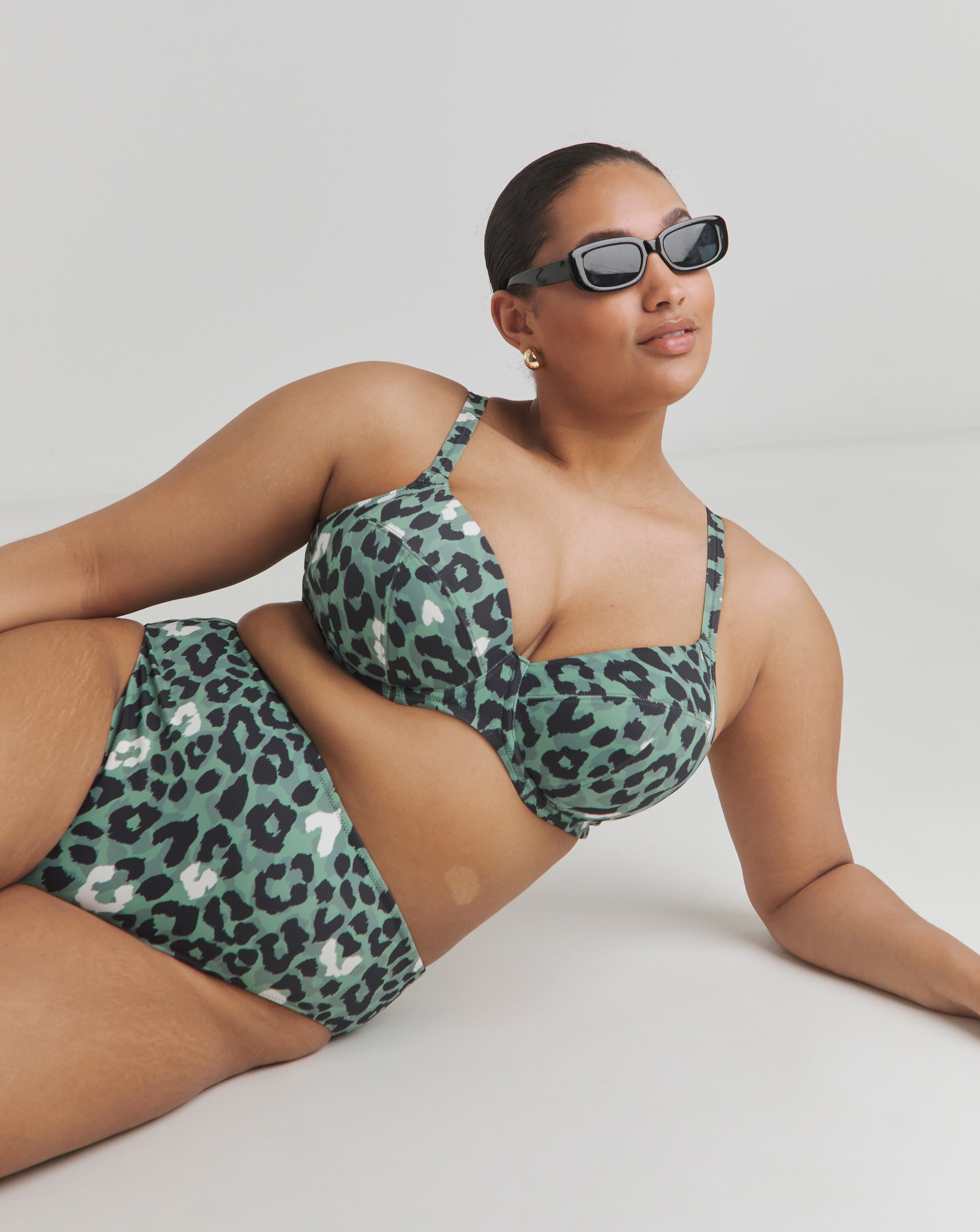 Elomi Jungle Bay Mid Rise Bikini Brief