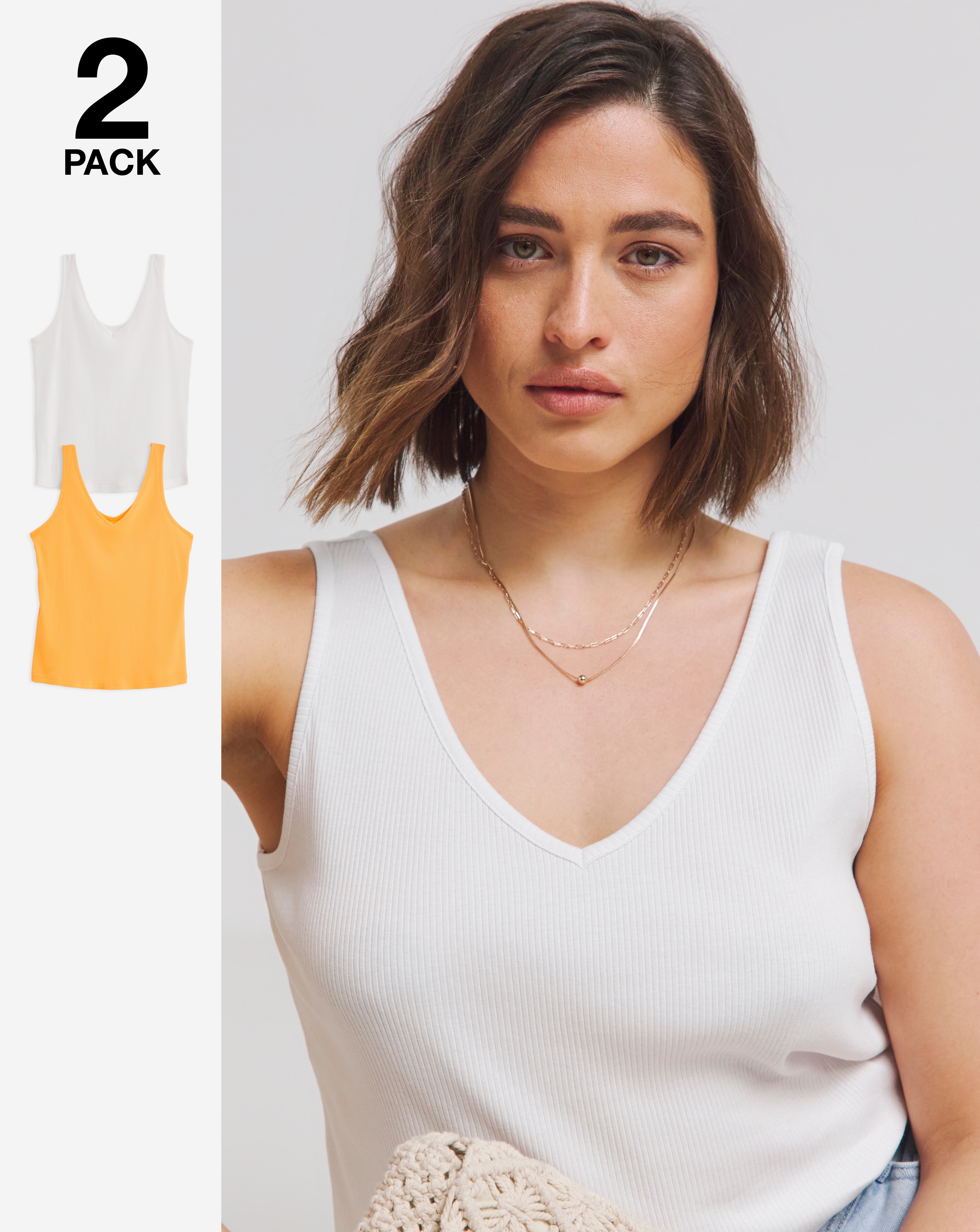 Simply Be Pack 2 Multiwear Vests