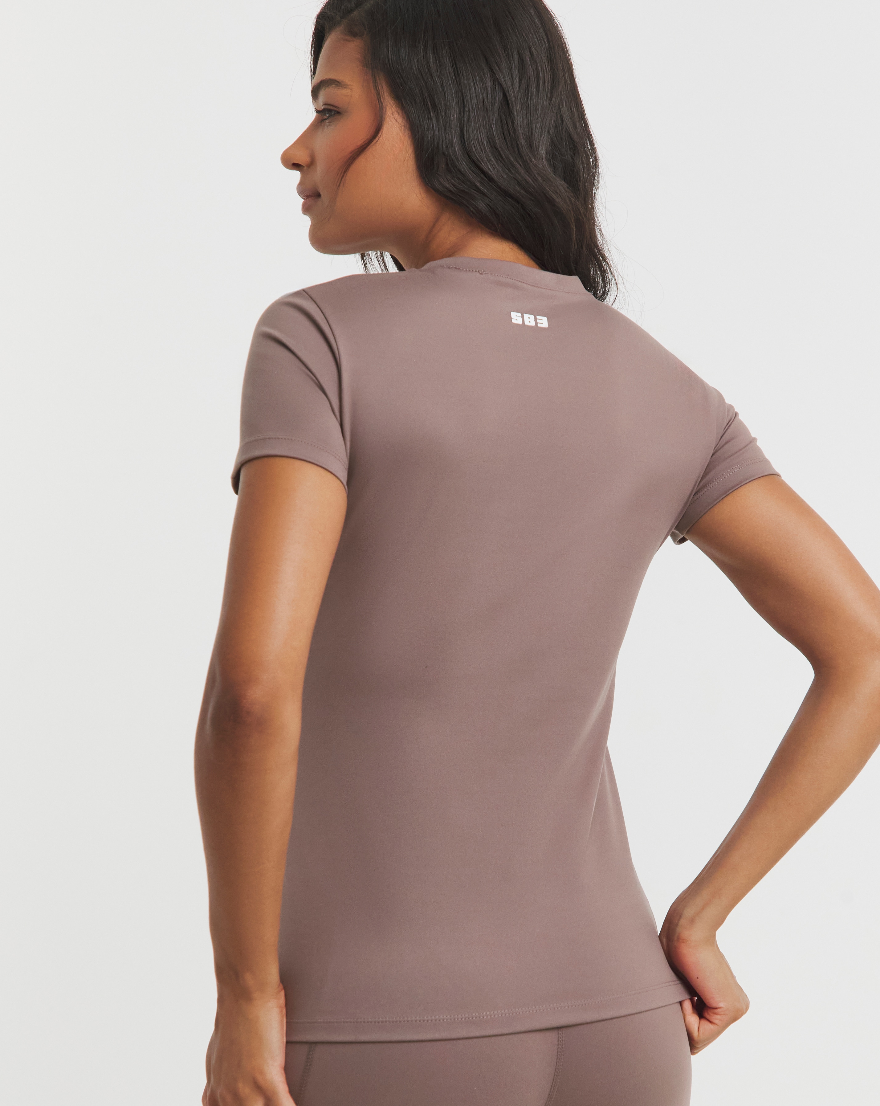 SB3 Mocha Short Sleeve Active T-Shirt