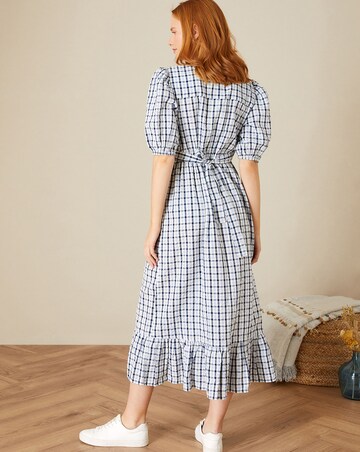 Monsoon Gingham Wrap Dolly Dress