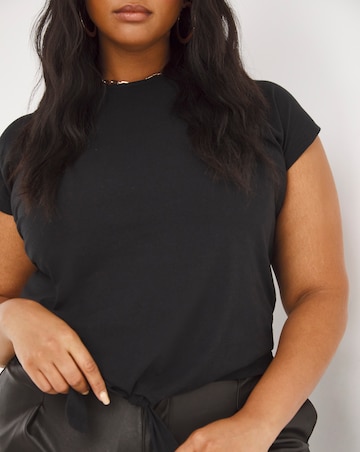 Knot Front Relaxed Tee