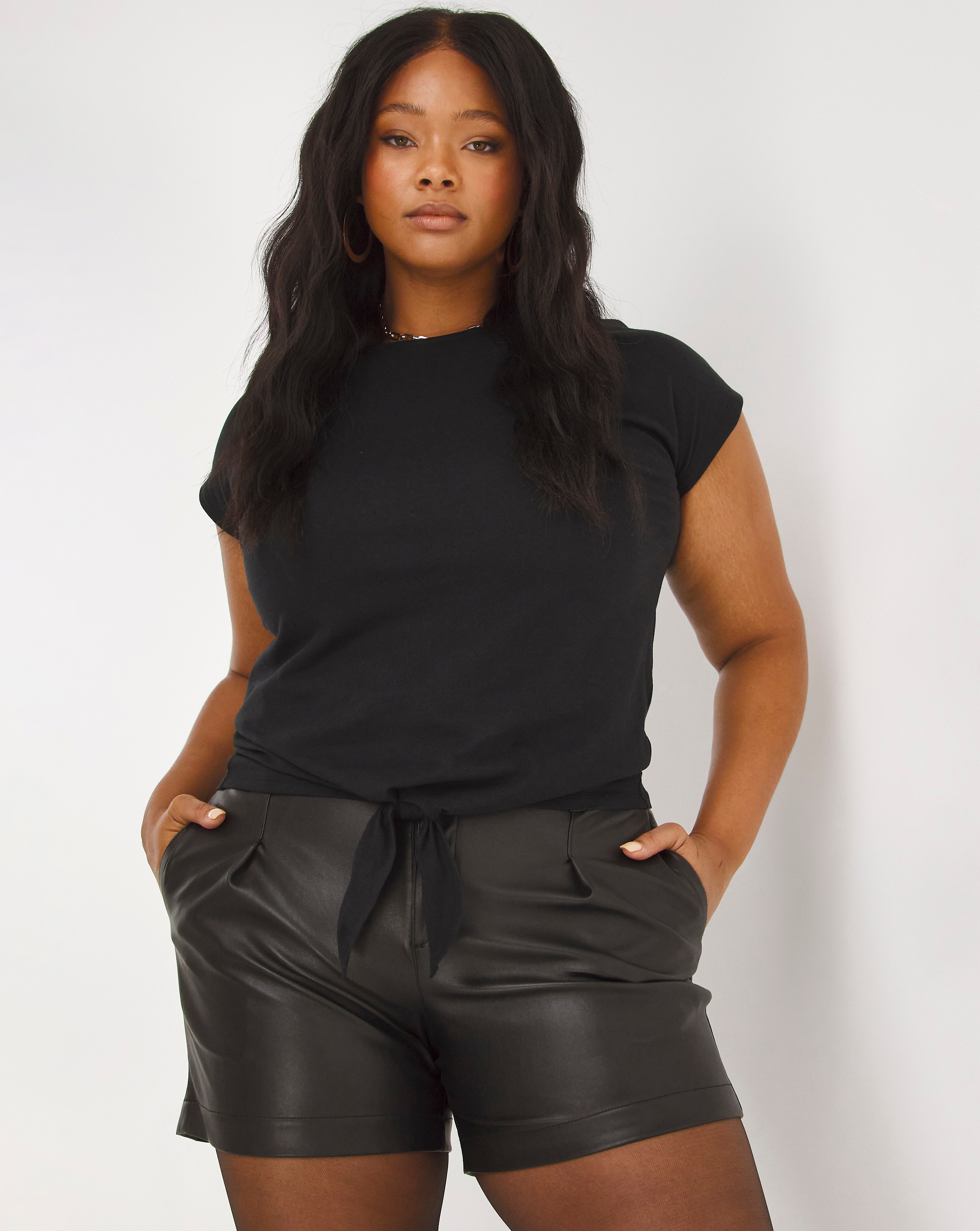 Knot Front Relaxed Tee