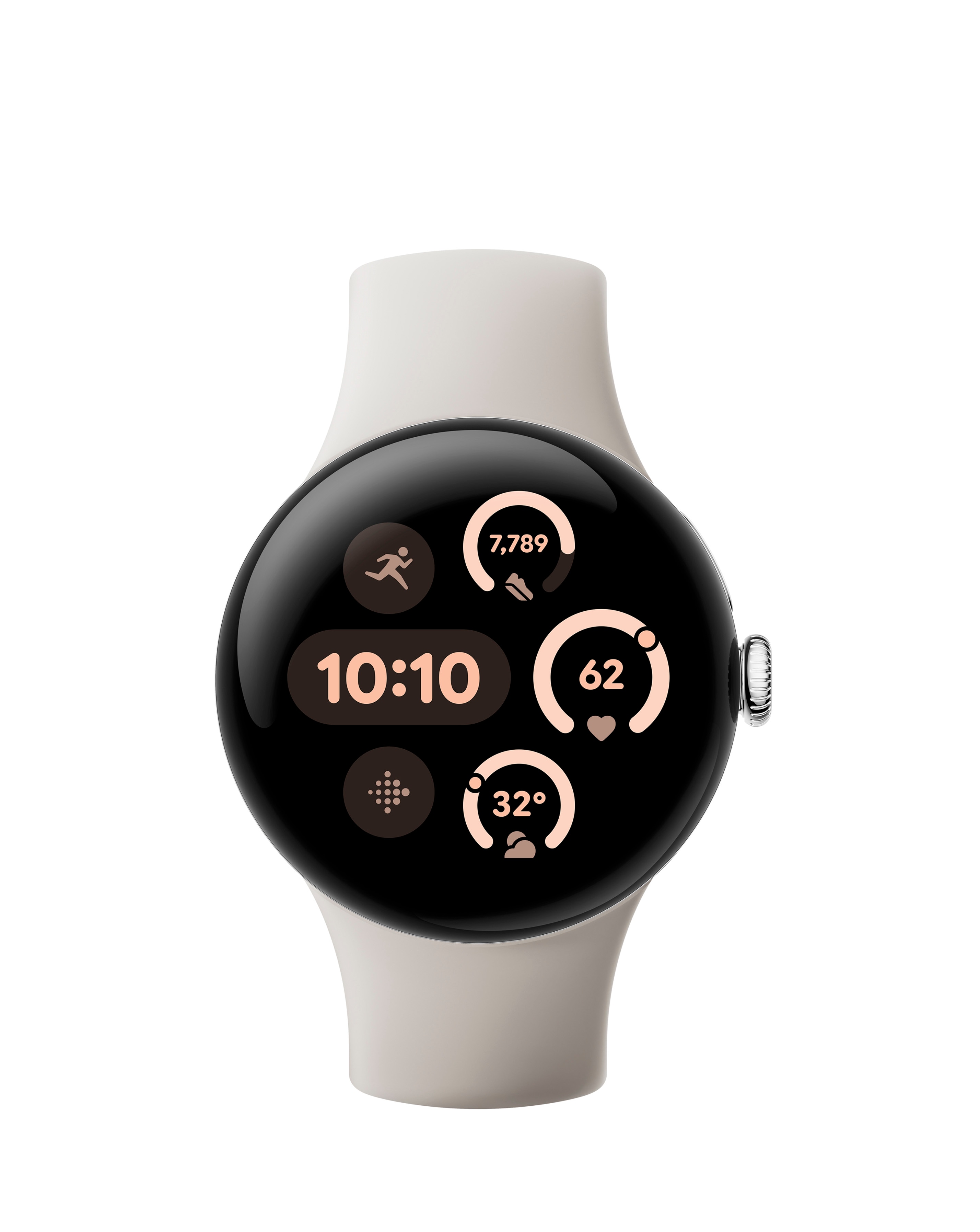 Google Pixel 3 Silver/Porcelain 45mm