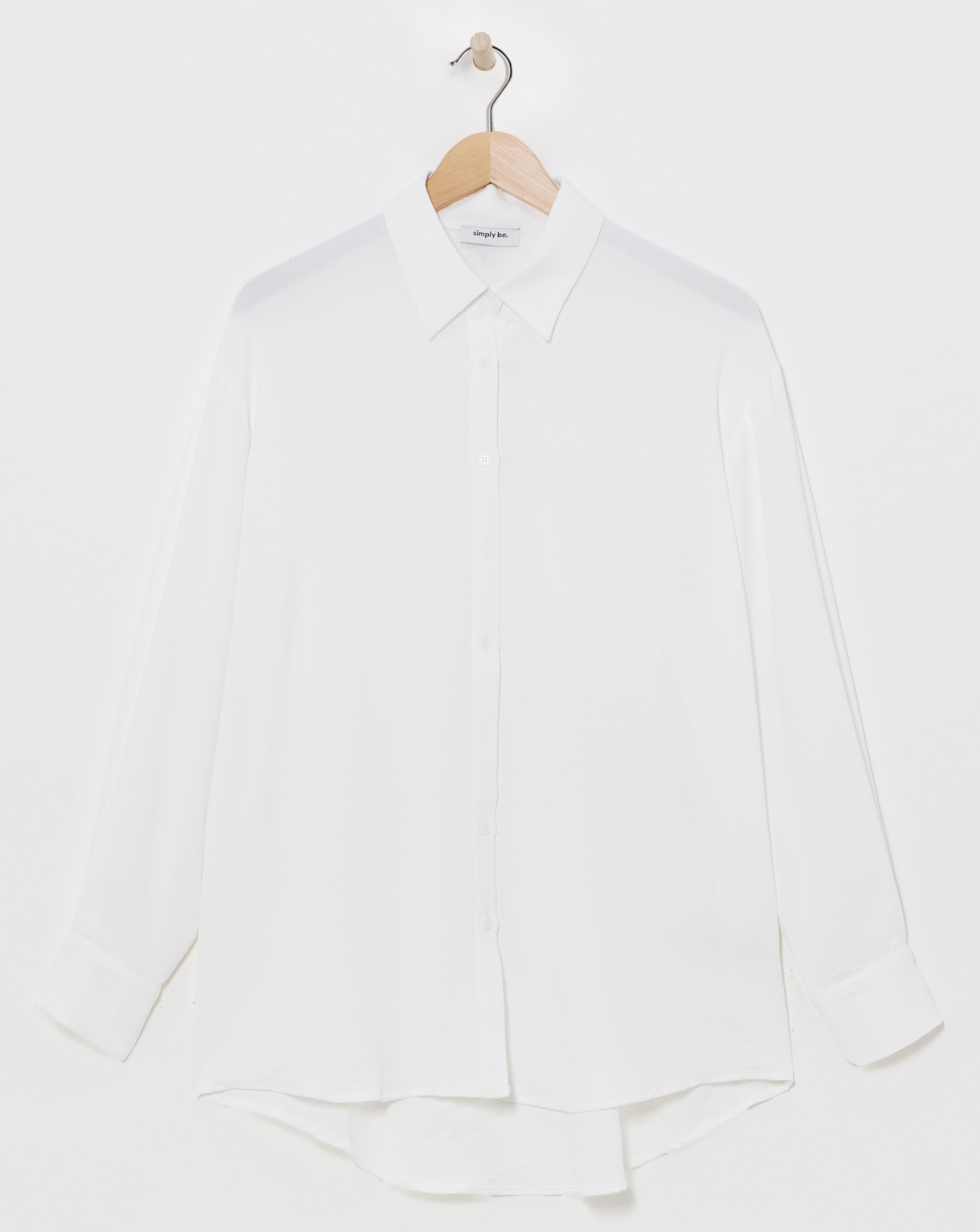 Ivory Oversized Textured Shirt