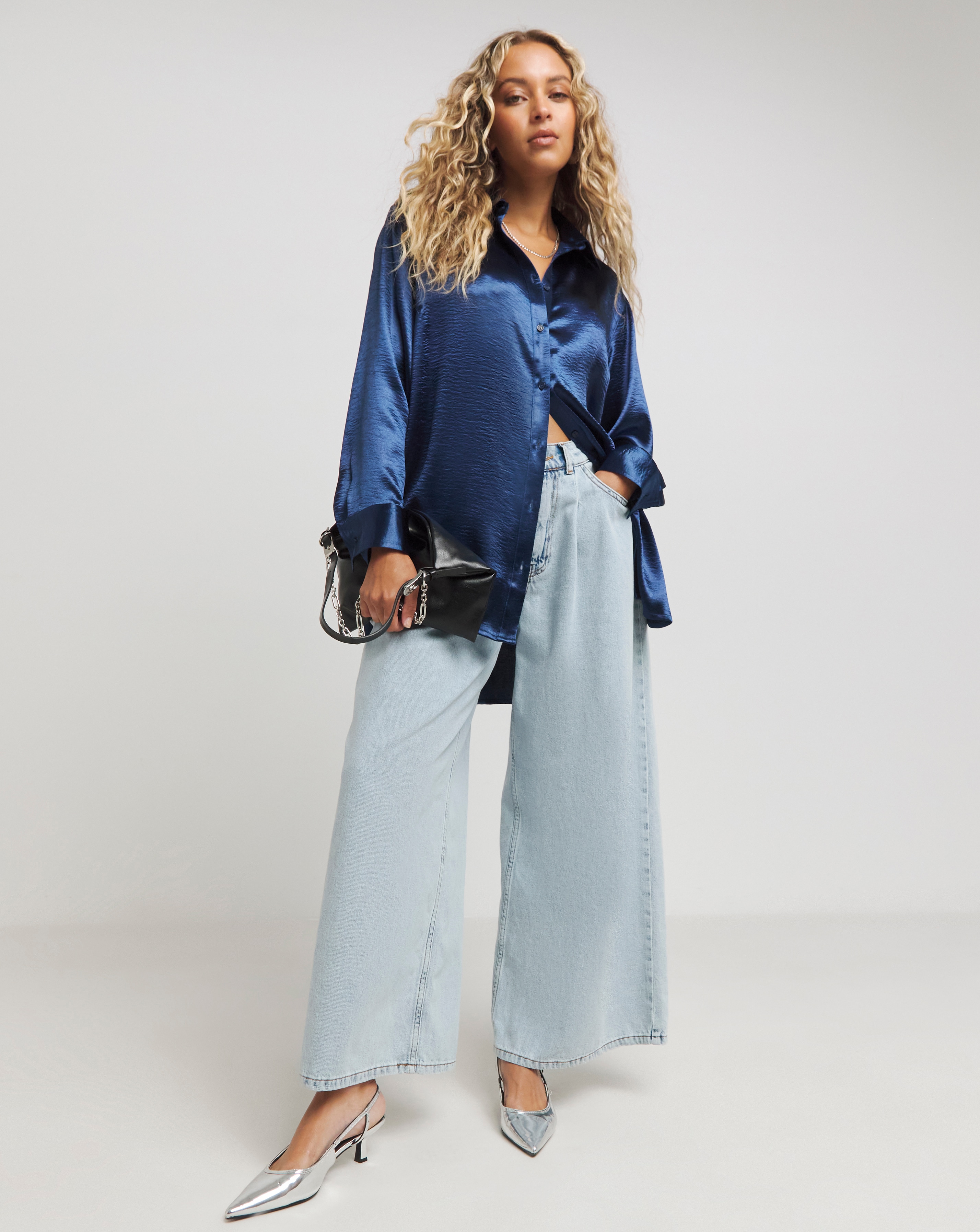 Premium Satin Relaxed Shirt