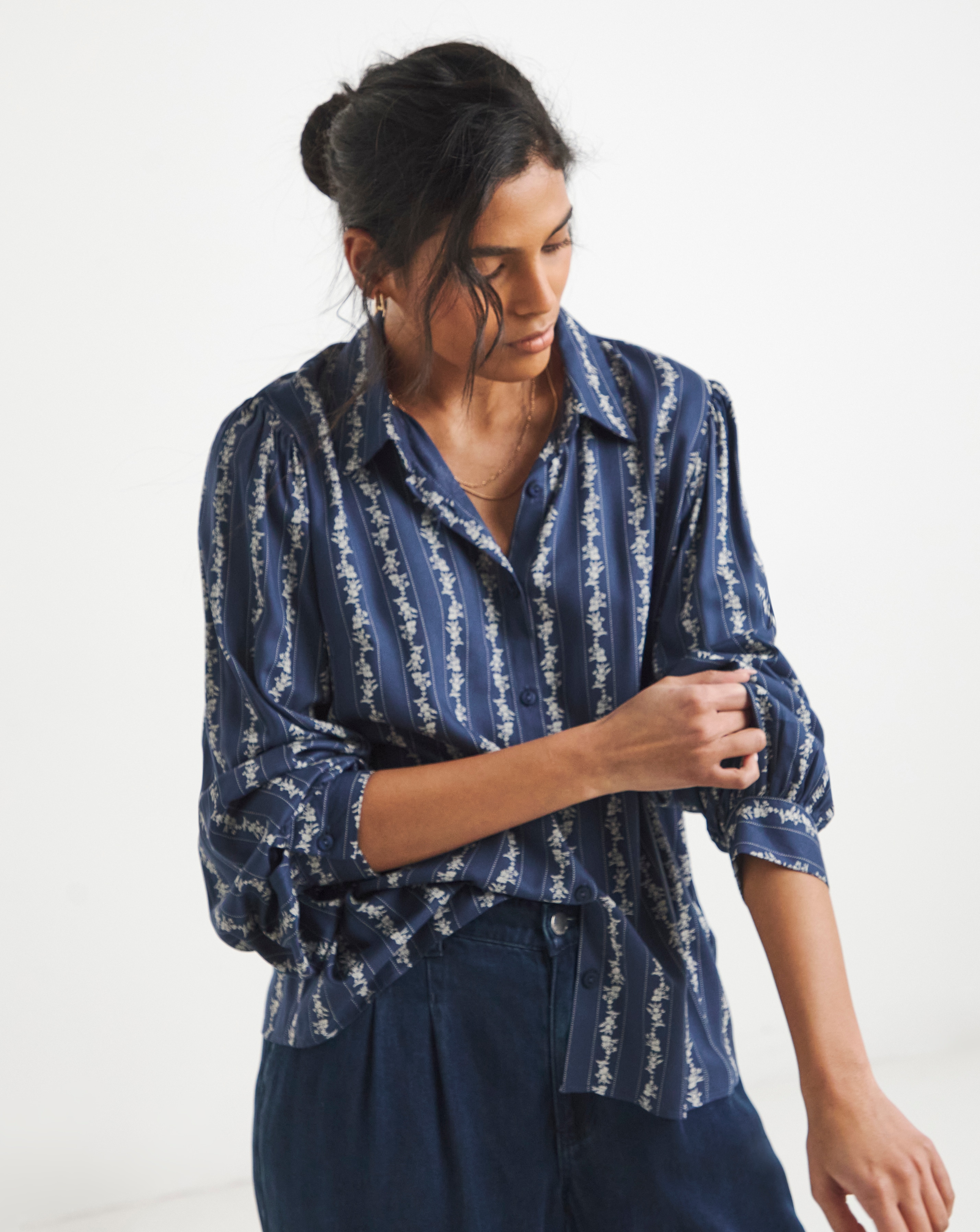 New In - Floral Spun Viscose Shirt