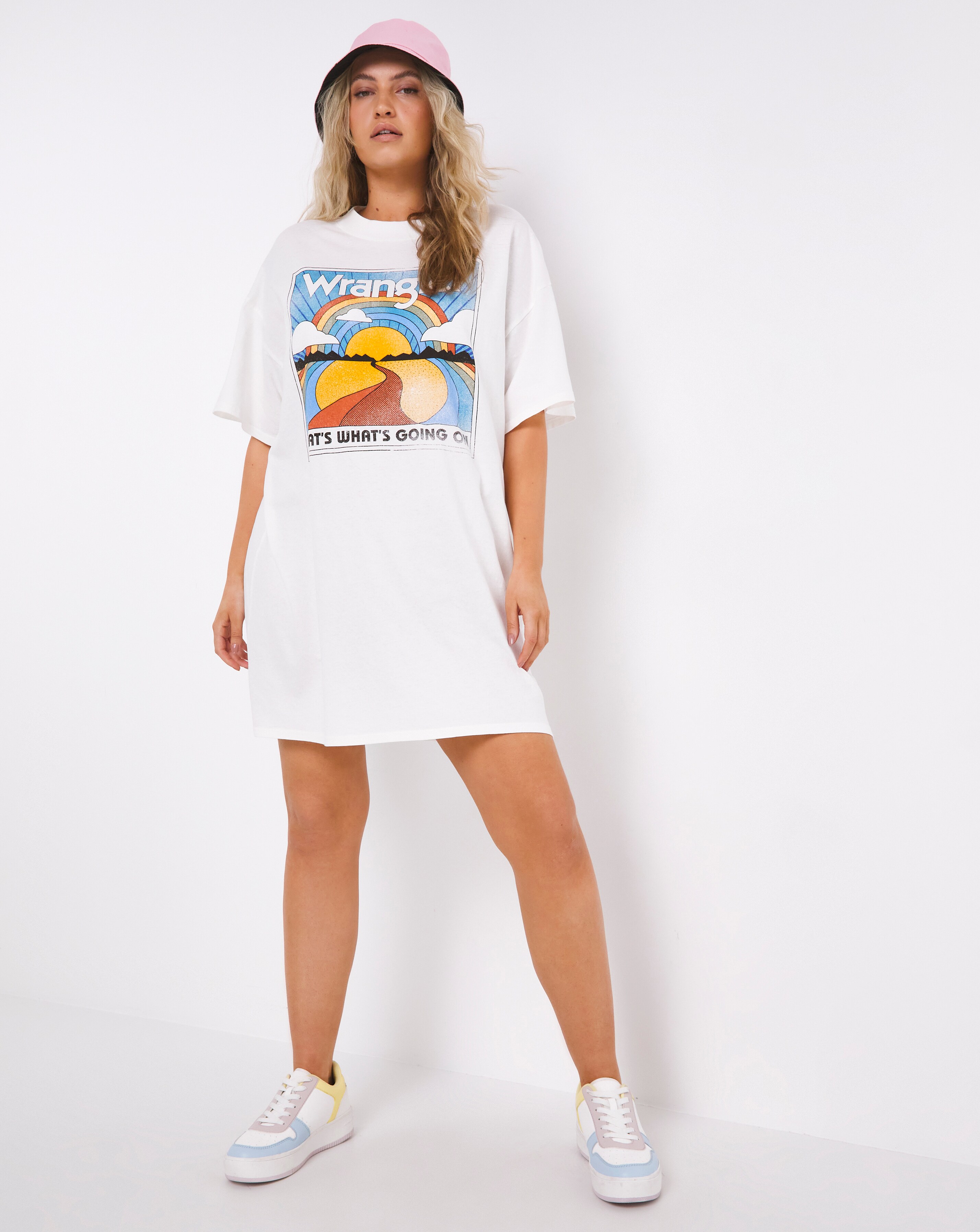 Wrangler Graphic T-Shirt Dress | Simply Be