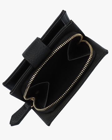 Valentino Bags Brixton Small Foldover Black Wallet