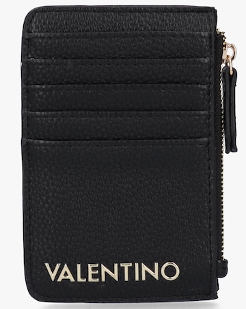 Valentino Bags Brixton Black Zip Card Case