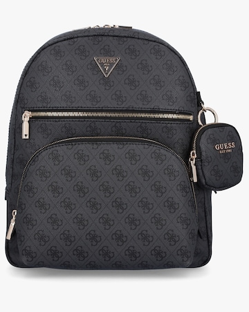 Guess Power Play Tech Coal Logo Backpack