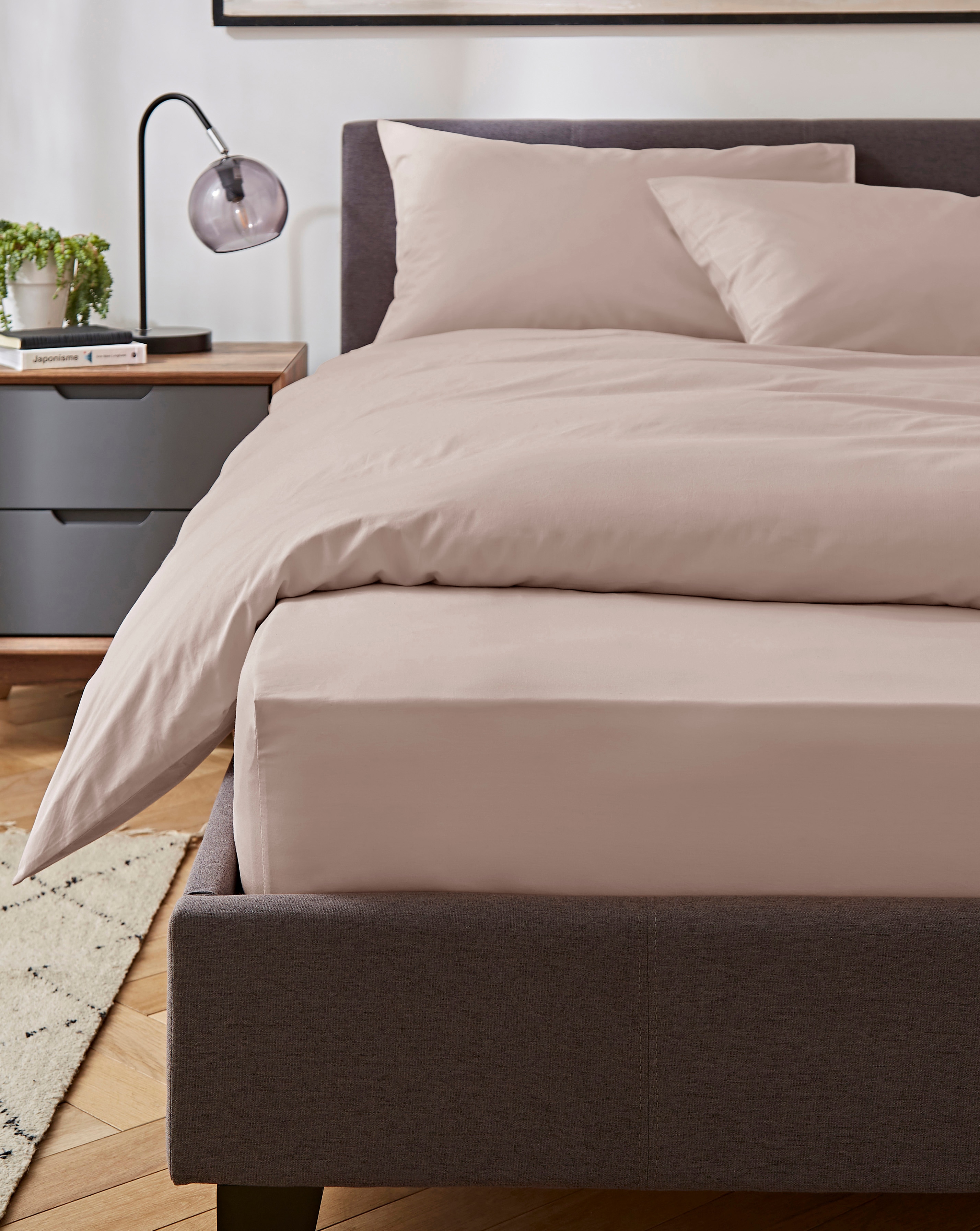 Pure Cotton 200Tc Fitted Sheet