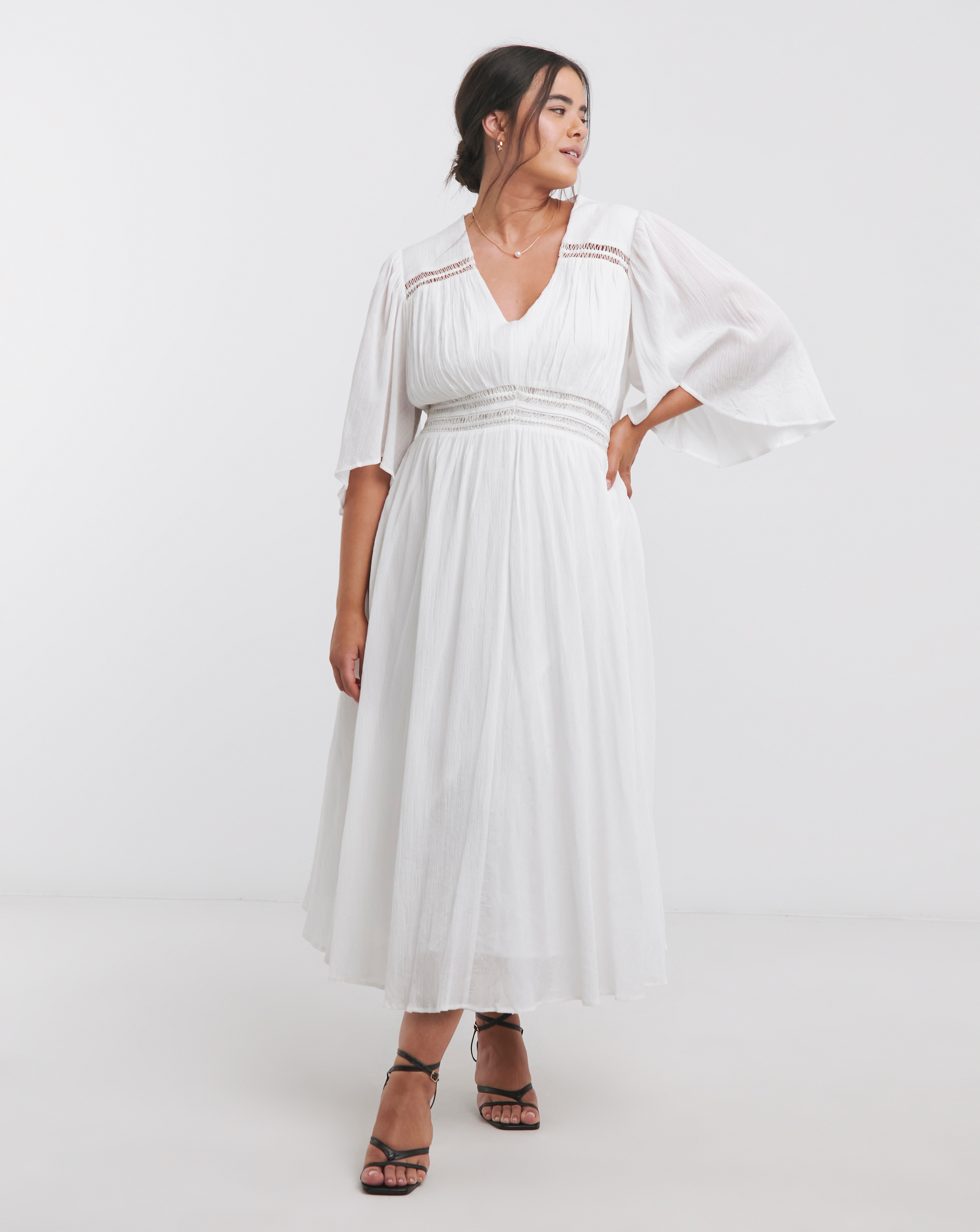 Joanna Hope Crinkle Maxi Dress