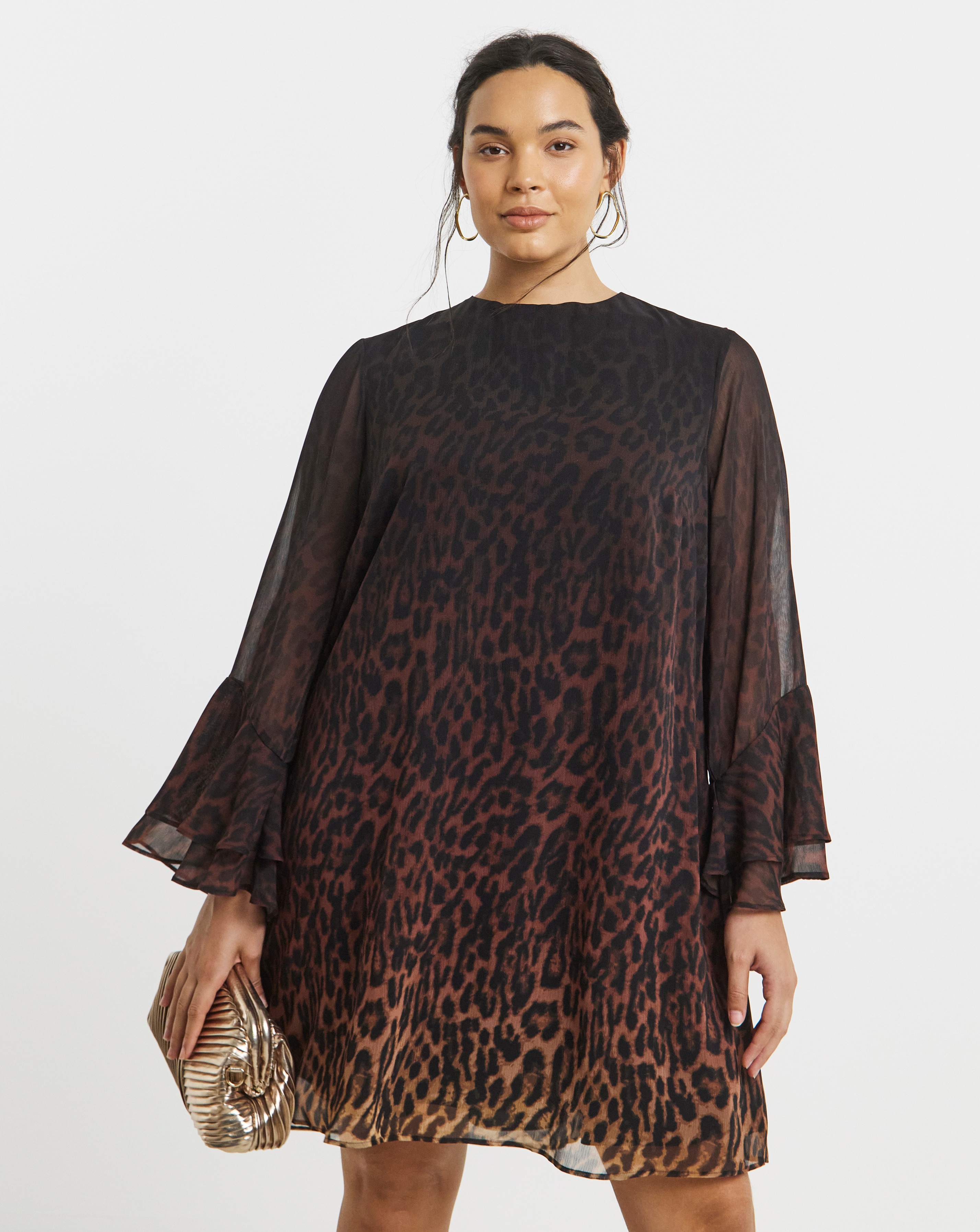 Joanna Hope Crinkle Shift Dress