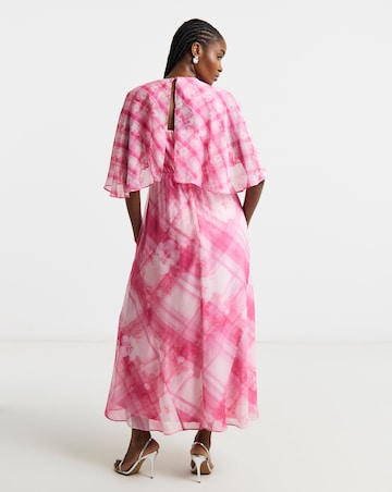 Joanna Hope Tea Dress With Cape Sleeve