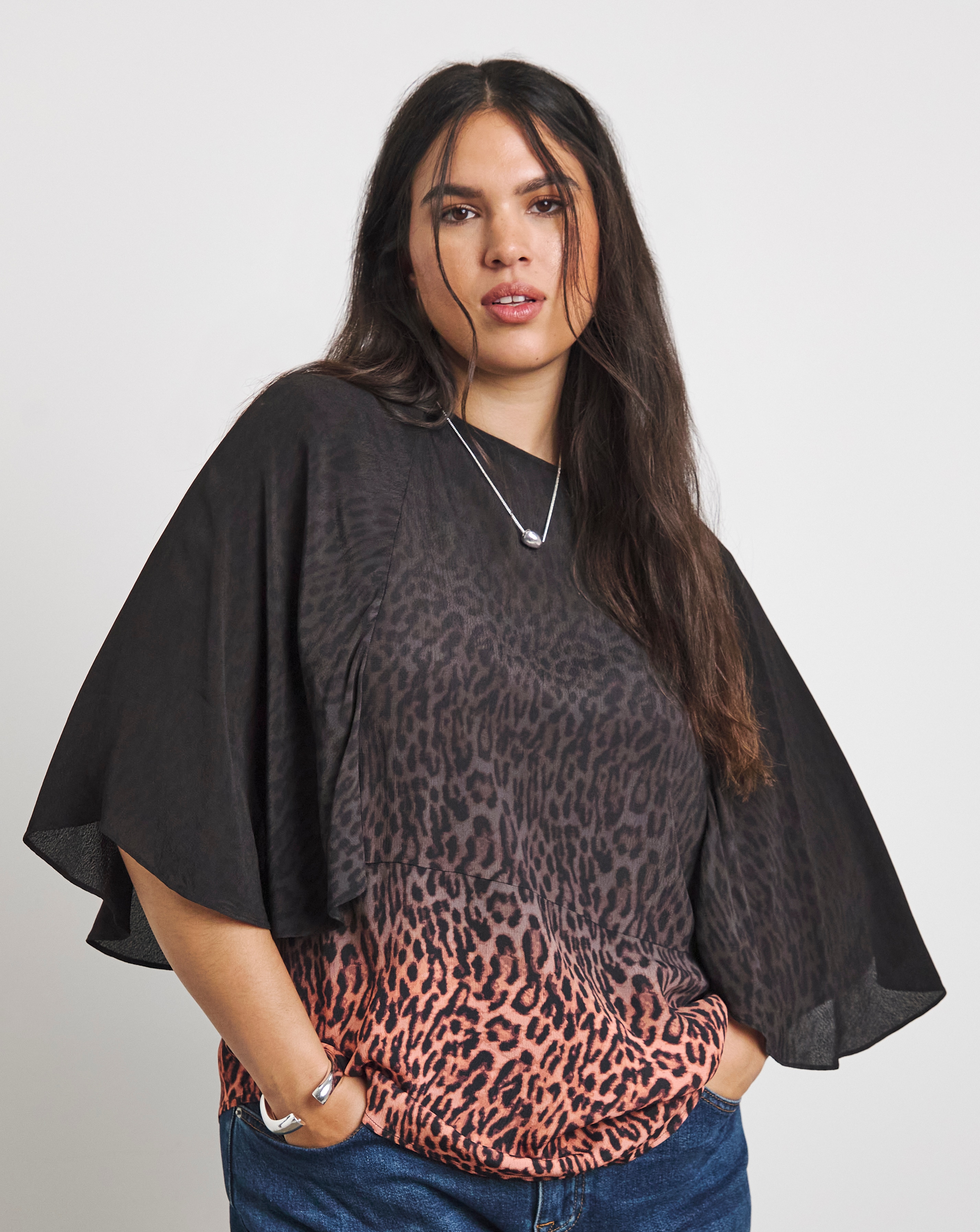 New In - Joanna Hope Leopard Blouse