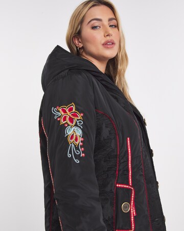 Joe Browns Embroidered Parka Coat | Simply Be