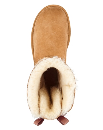 Ugg Bailey Bow II Chestnut Standard Fit Boots | Simply Be
