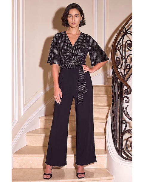 Roman Glitter Spot Jumpsuit