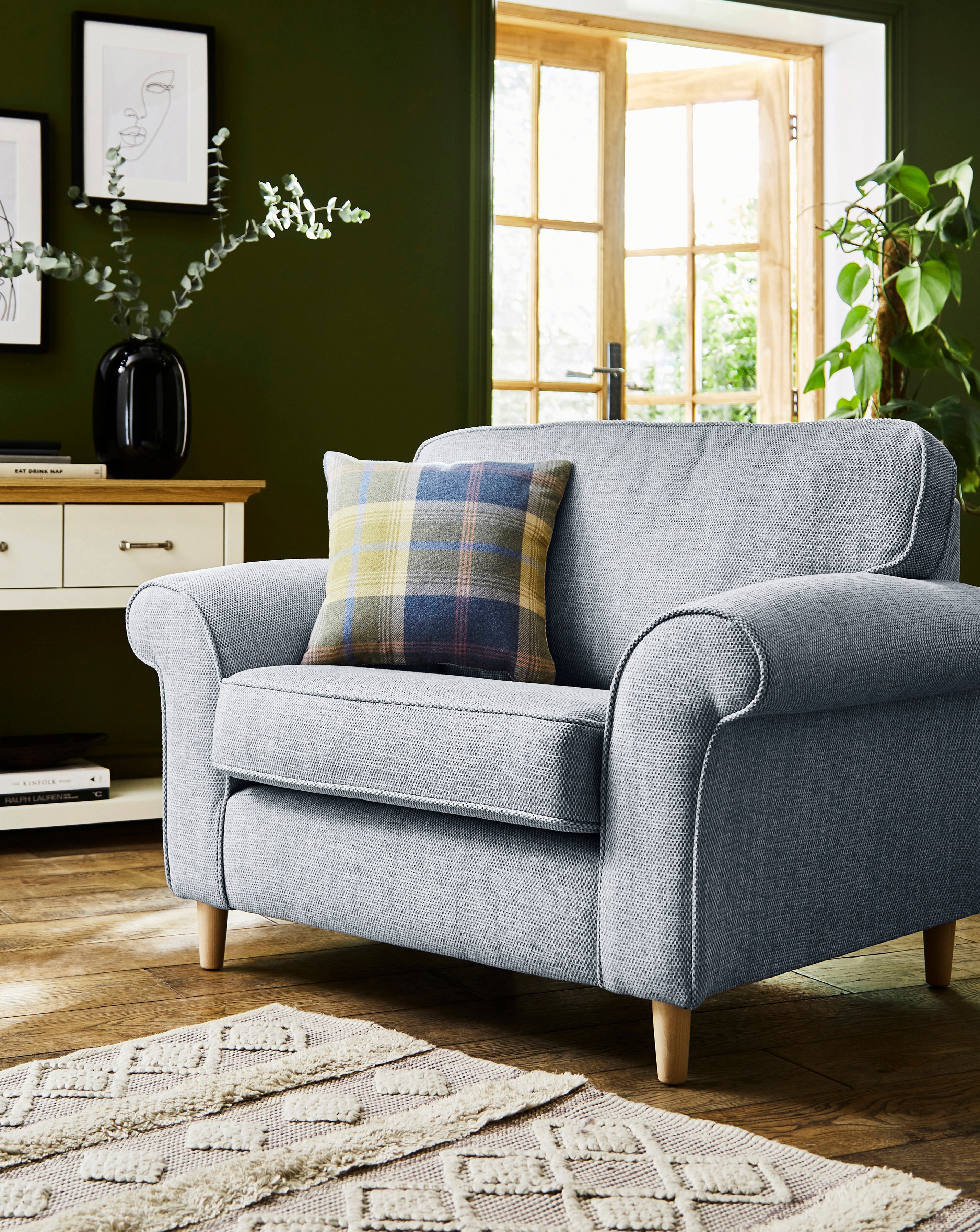 New In - Julipa Chiltern Fabric Snuggle Chair