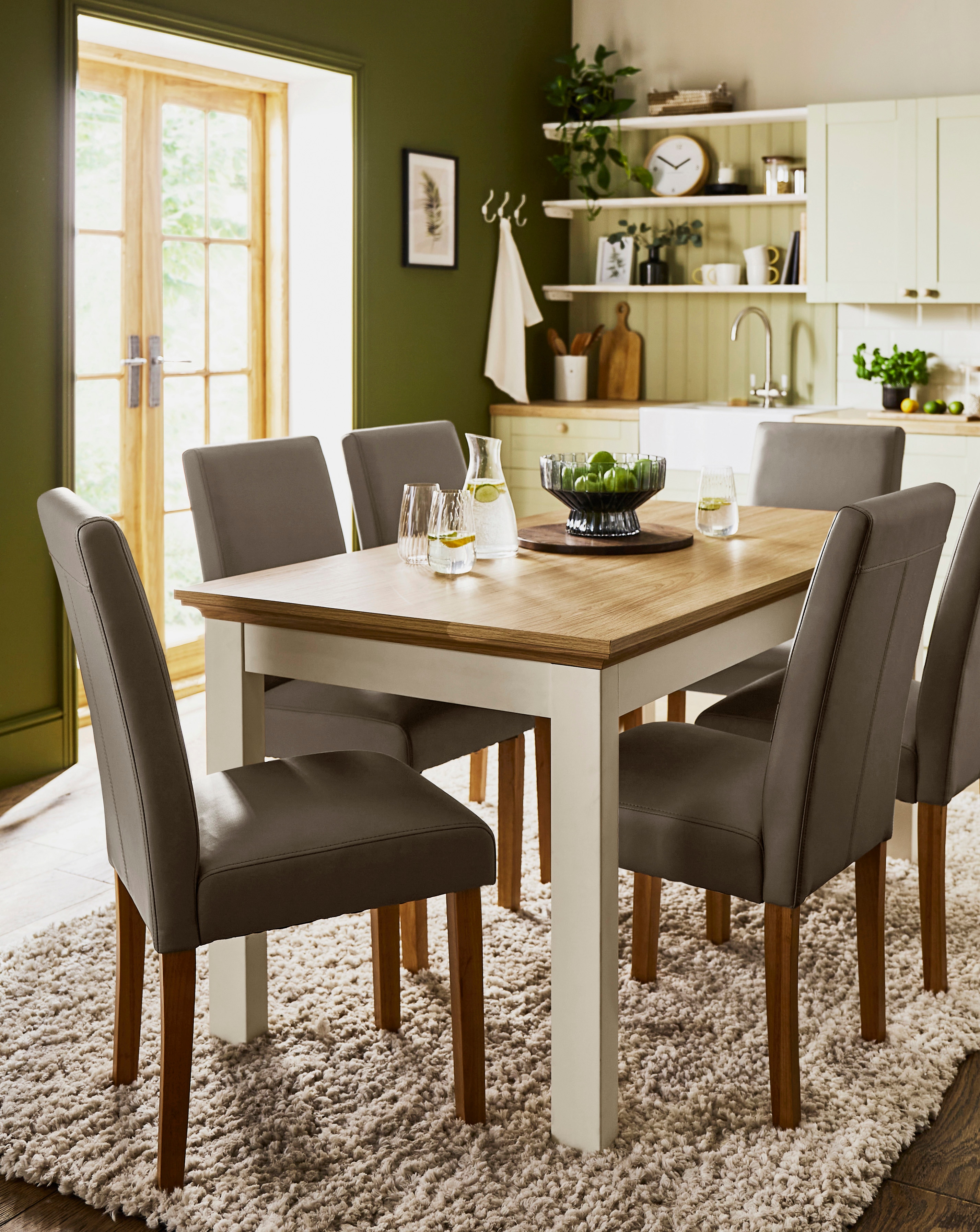 New In - Julipa Ashford Table 6 Seater Set