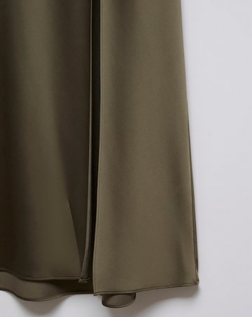 Mango Split Satin Maxi Skirt