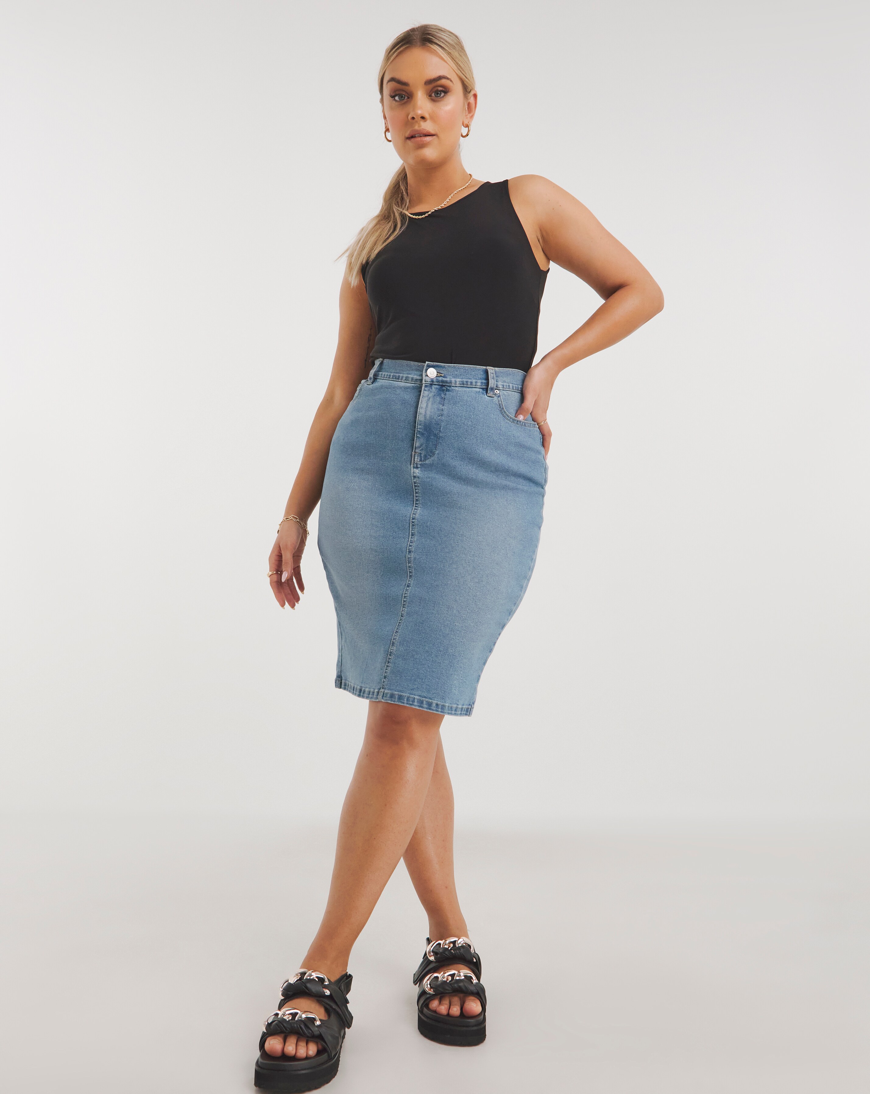 Denim clearance 24/7 skirt