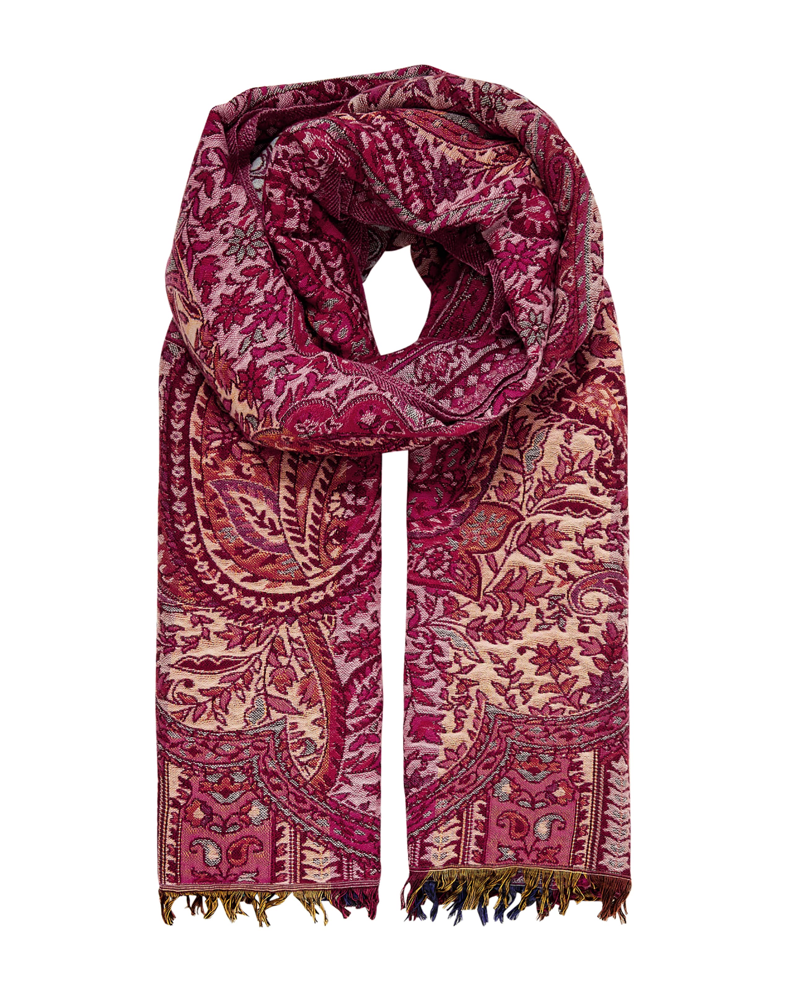 Monsoon Paisley Jacquard Blanket Scarf Simply Be