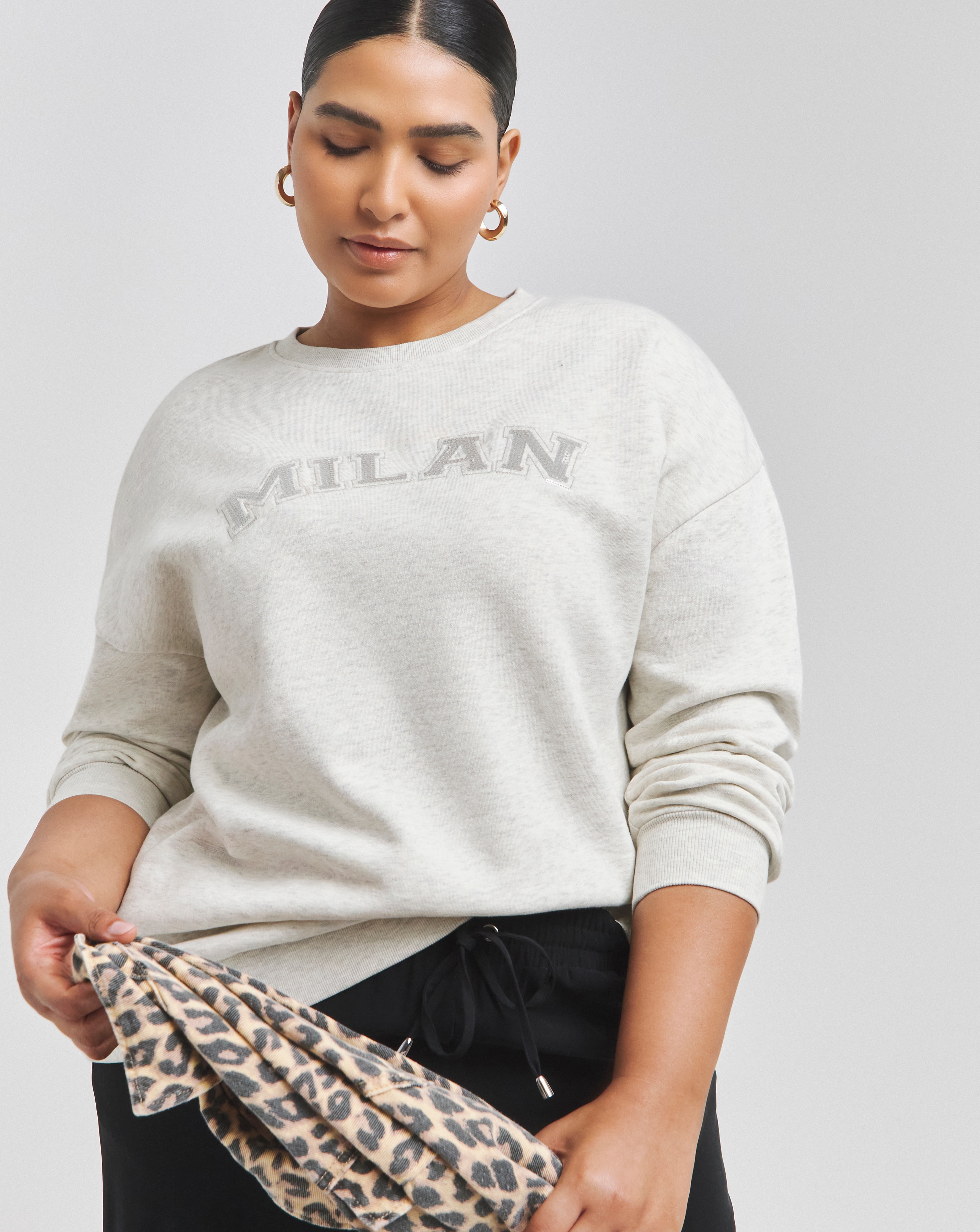 Milan Sequin Sweatshirt