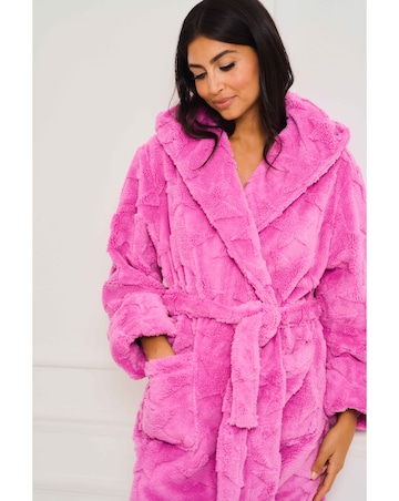 Jim Jam The Label Fleece Star Dressing Gown