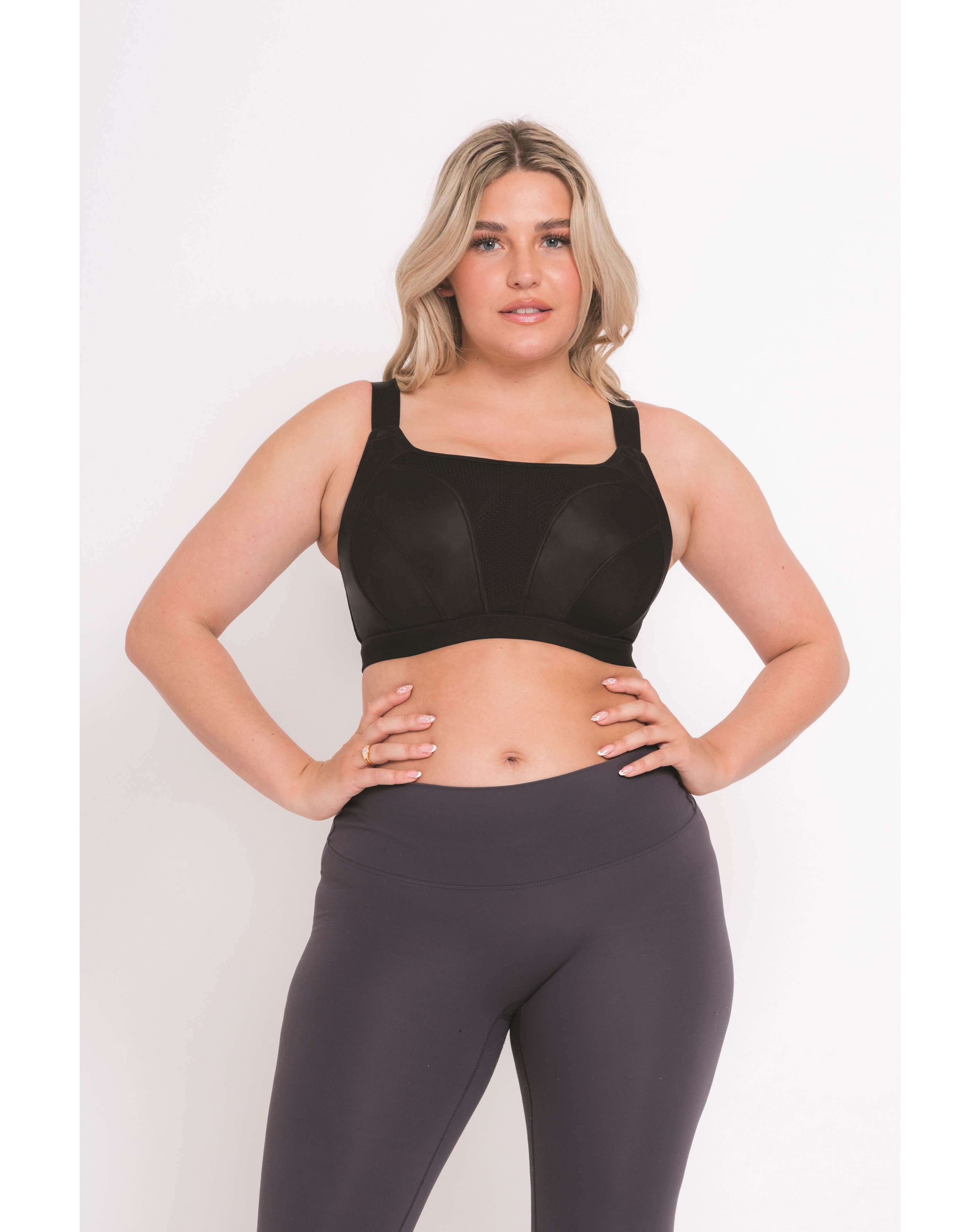 Curvy Kate DD+ Everymove Sports Bra In Black | UK Size 30F Women's