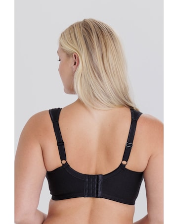 Miss Mary of Sweden Freedom Skin Relief Cotton Non Wired Bra Black