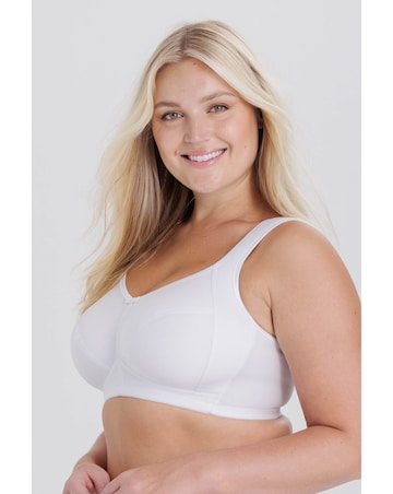 Miss Mary of Sweden Freedom Skin Relief Cotton Non Wired Bra White