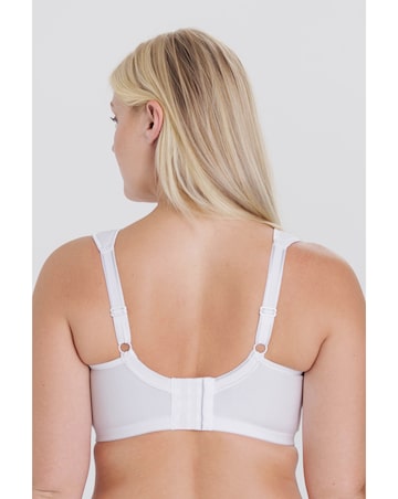 Miss Mary of Sweden Freedom Skin Relief Cotton Non Wired Bra White