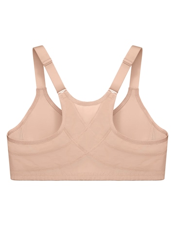 Glamorise Plus Size WonderWire Posture Back Front-Fastening Bra 9265