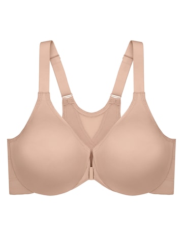 Glamorise Plus Size WonderWire Posture Back Front-Fastening Bra 9265