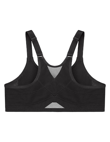 Glamorise Plus Size WonderWire Posture Back Front-Fastening Bra 9265
