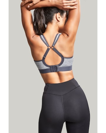 Panache Boundless Grey Marl Moulded Non Wired High Impact Sports Bra